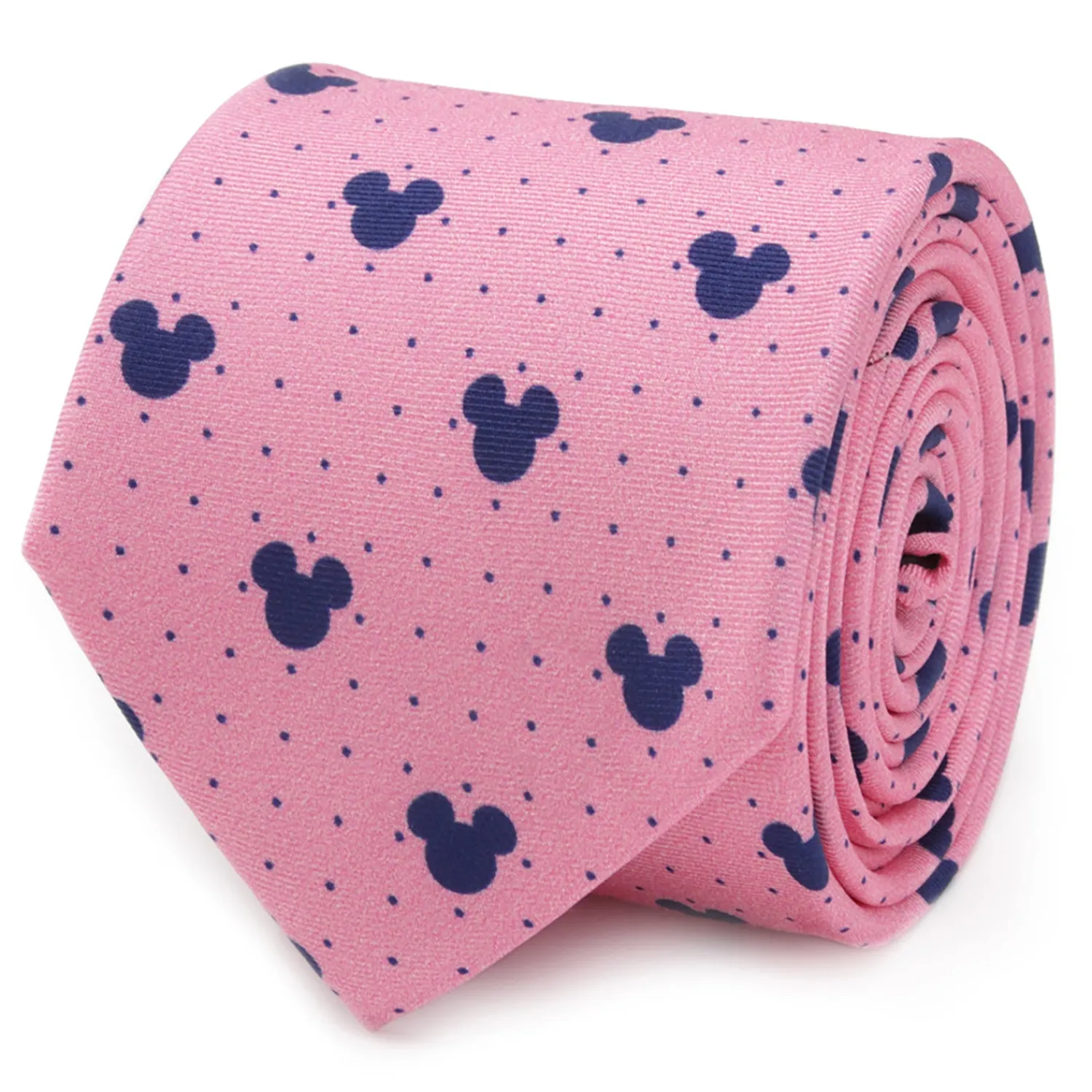 Best Sale Mickey Mouse Dot Pink Men's Tie Disney Ties