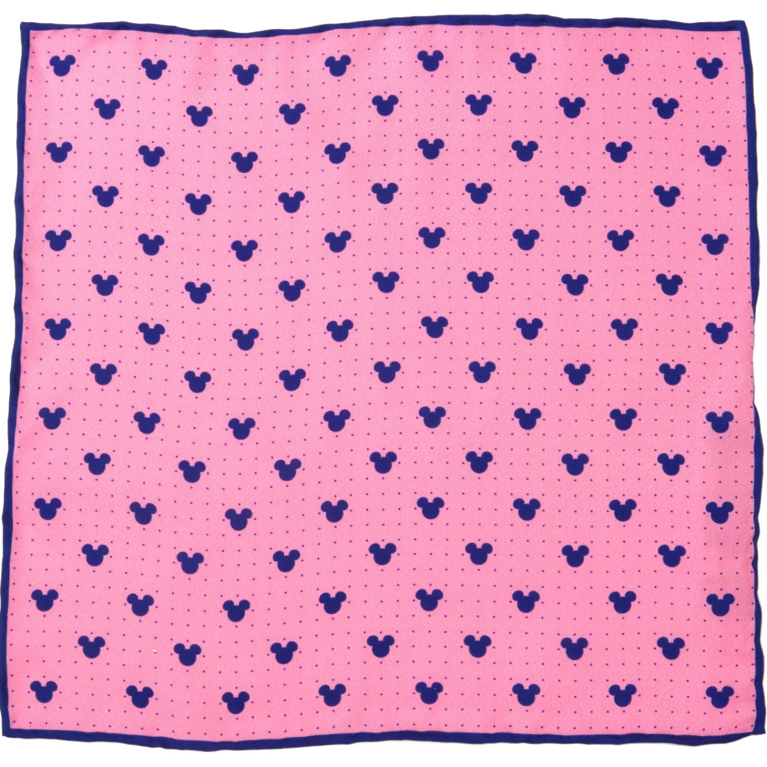 Outlet Mickey Mouse Dot Pink Pocket Square Pocket Squares