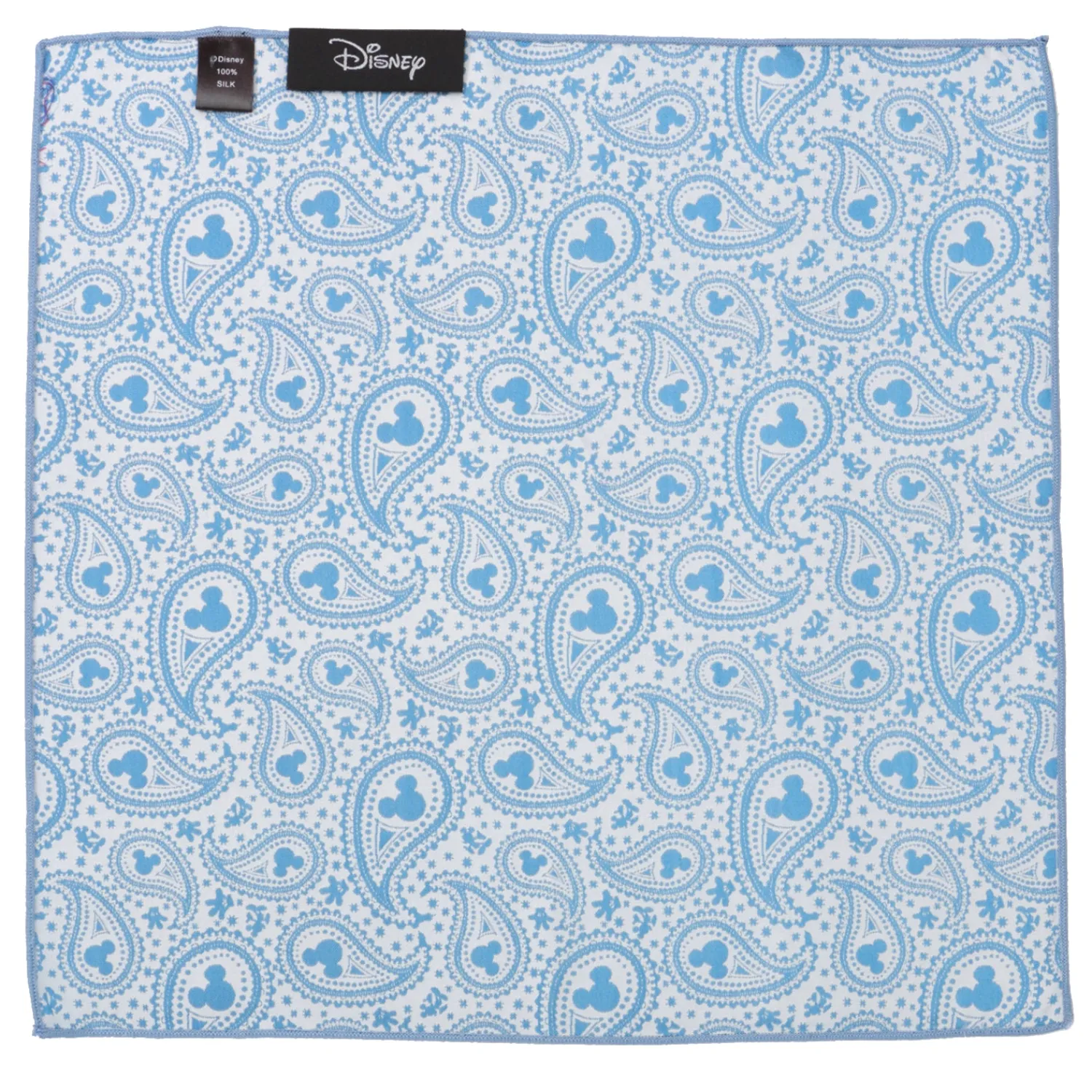 Cheap Mickey Mouse Paisley Teal Pocket Square Pocket Squares