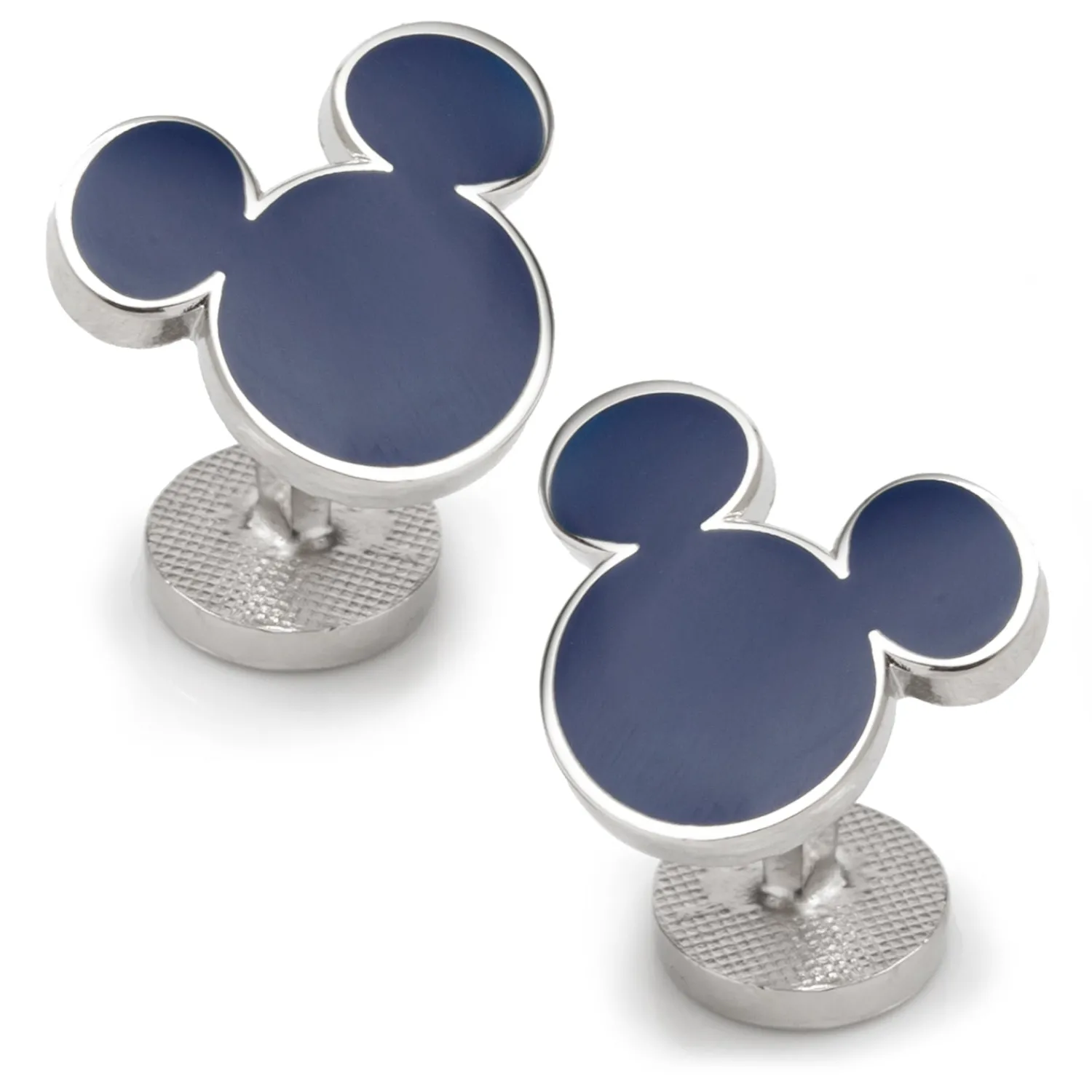 Hot Mickey Mouse Silhouette Blue Cufflinks Luxury Cufflinks | Movies & Characters Cufflinks