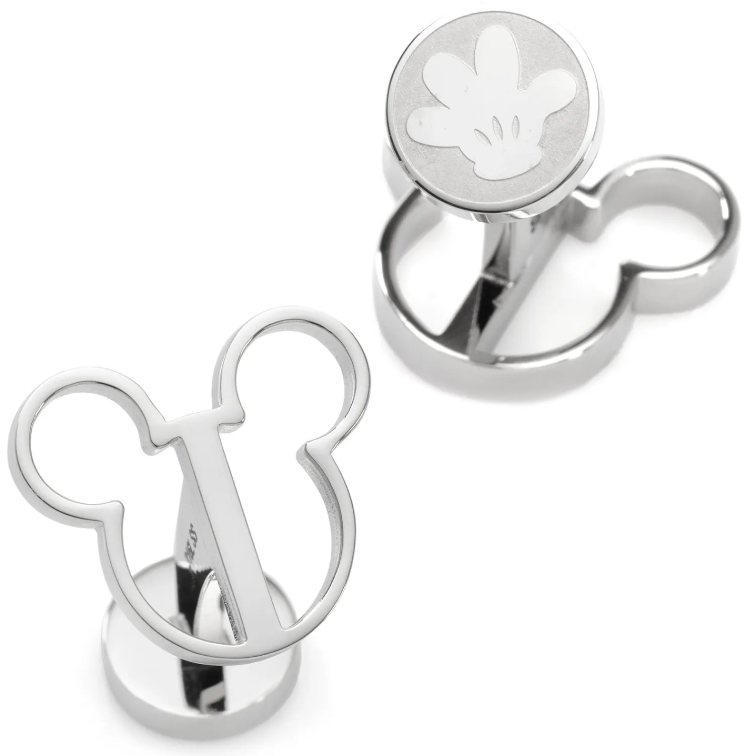 Shop Mickey Mouse Silhouette Cutout Cufflinks Luxury Cufflinks | Movies & Characters Cufflinks