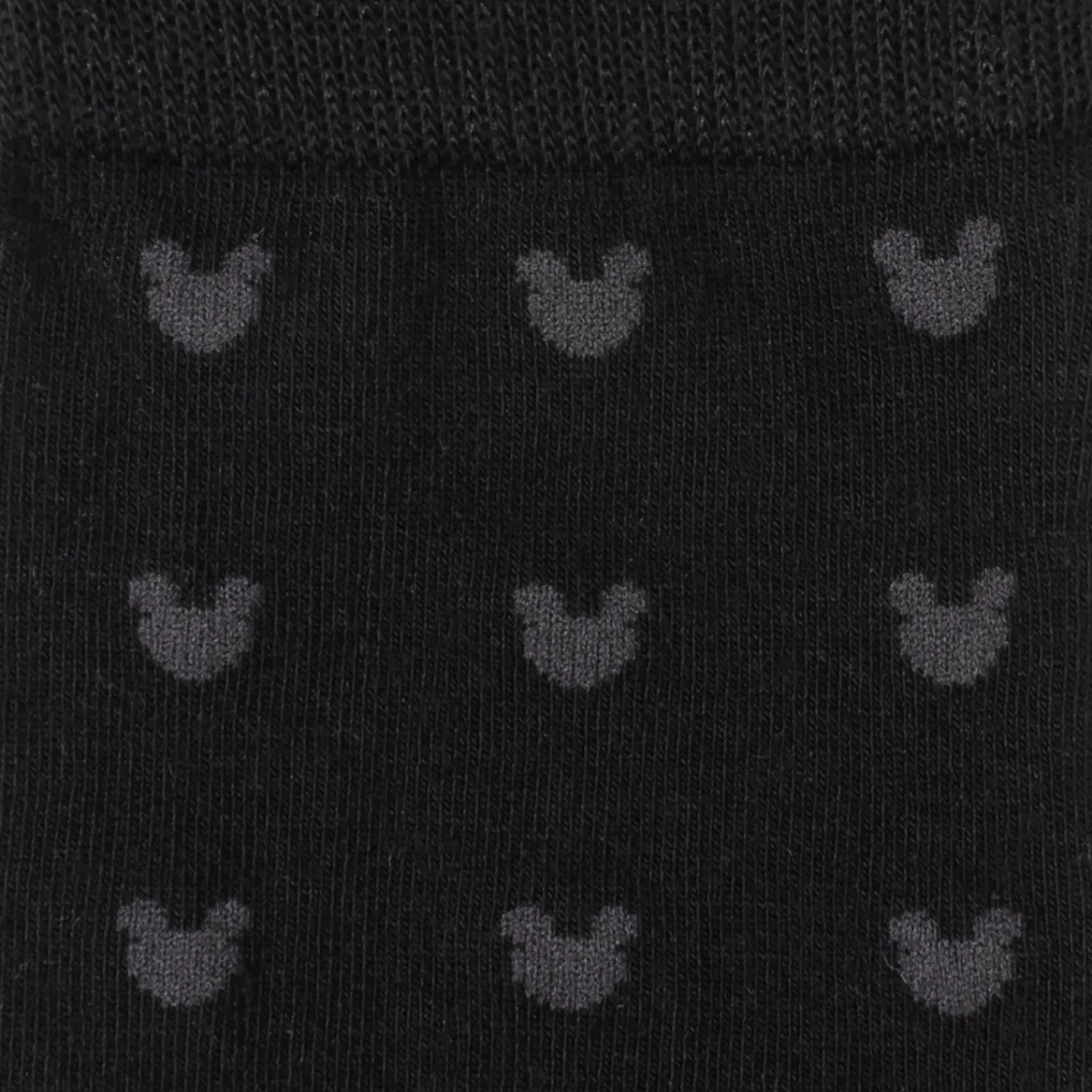 Outlet Mickey Silhouette Motif Black Sock and Mickey Blue Lapel Pin Gift Set Socks