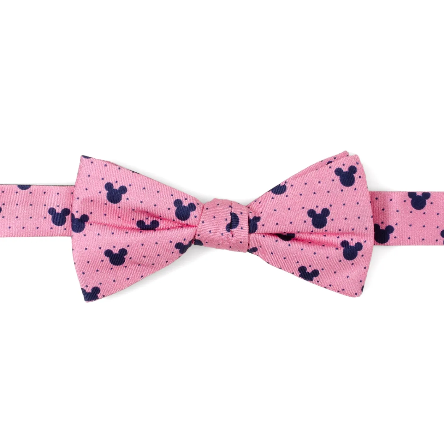 Cheap Mickey Silhouette Pink Dot Pre-tied Bow Tie Disney Ties | Bow Ties