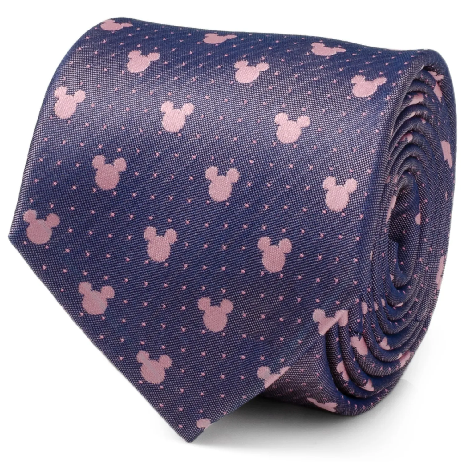 Shop Mickey Silhouette Purple Pink Dot Tie Disney Ties