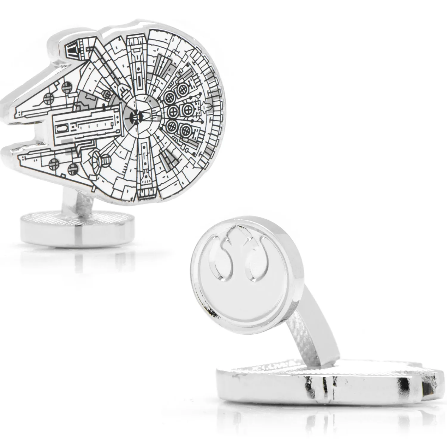 Flash Sale Millennium Falcon Blueprint Cufflinks Luxury Cufflinks | Movies & Characters Cufflinks