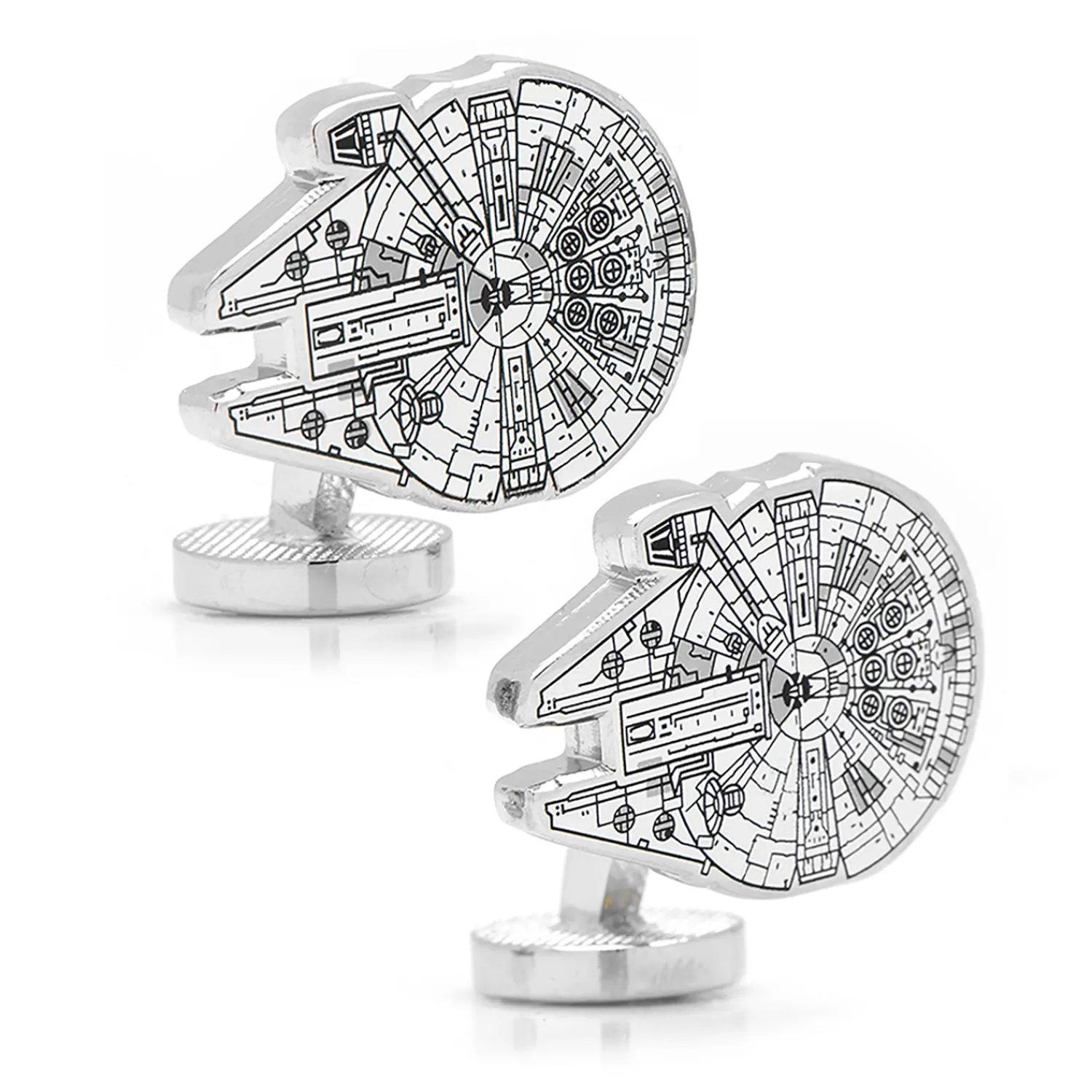 Flash Sale Millennium Falcon Blueprint Cufflinks Luxury Cufflinks | Movies & Characters Cufflinks