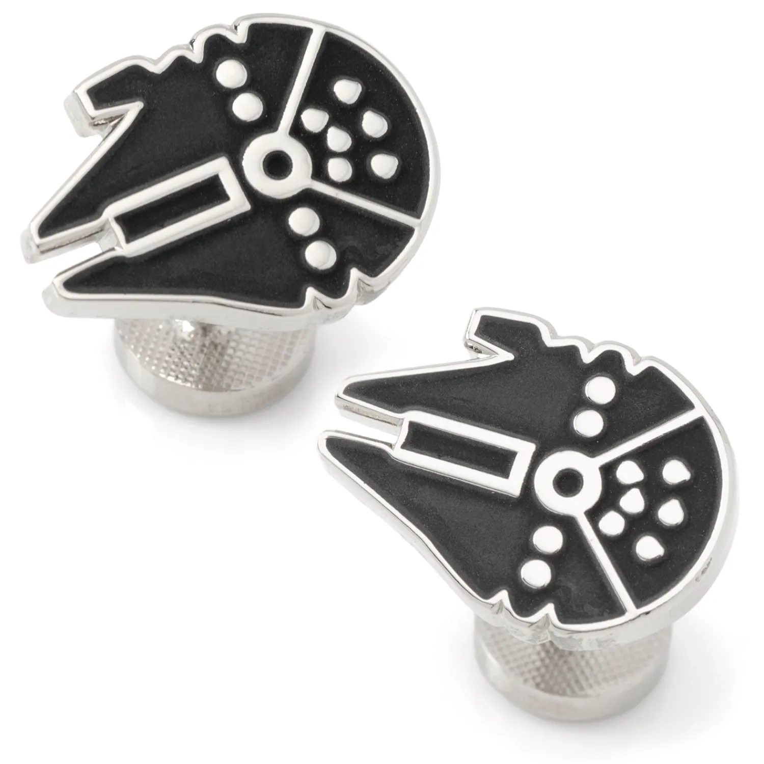 Outlet Millennium Falcon Silver Cufflinks Luxury Cufflinks | Movies & Characters Cufflinks