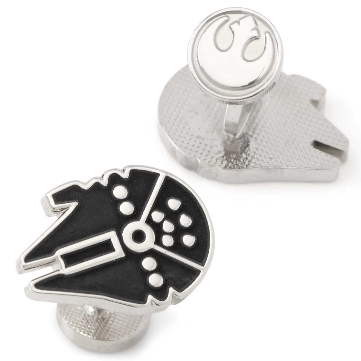 Outlet Millennium Falcon Silver Cufflinks Luxury Cufflinks | Movies & Characters Cufflinks