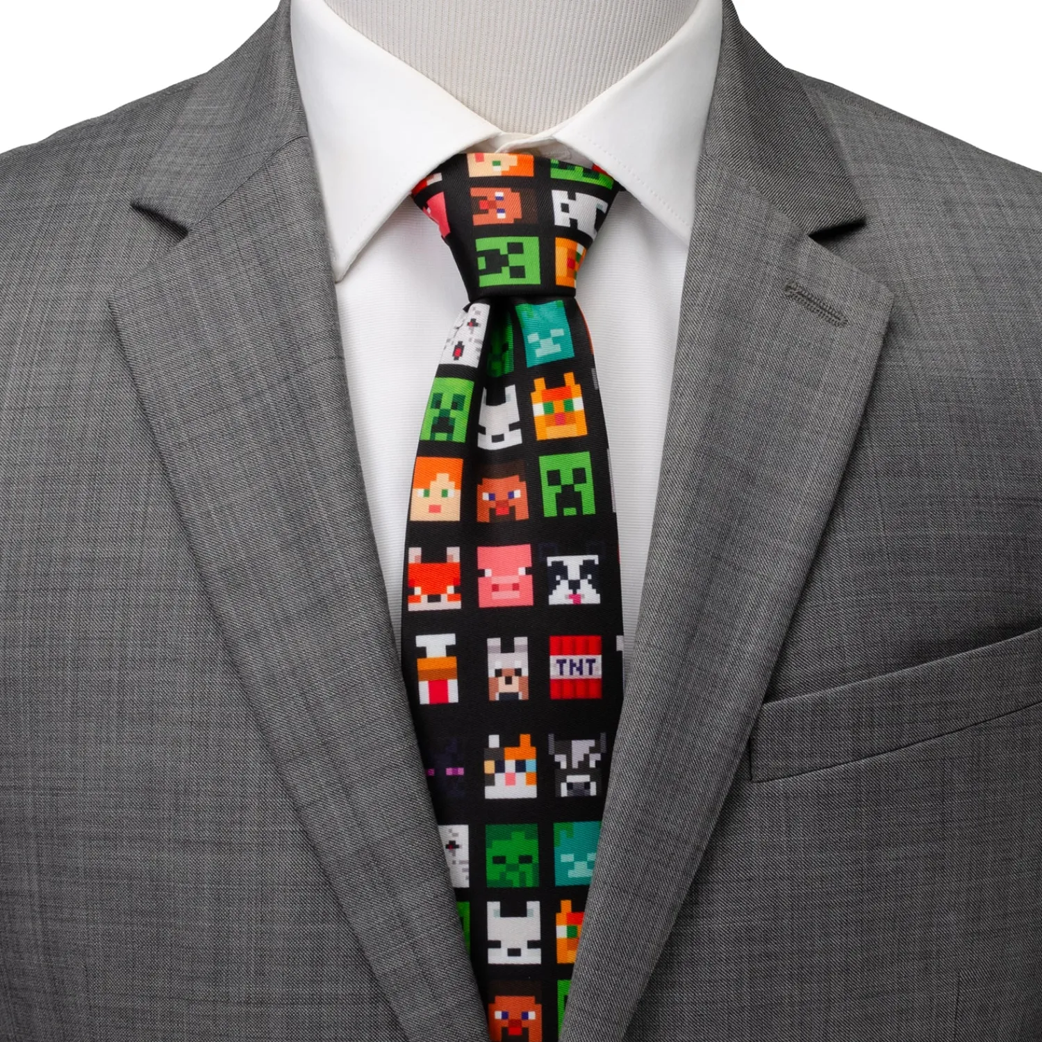 Online Character Black Men's Tie Classic Ties | Hobbies & Interests Cufflinks