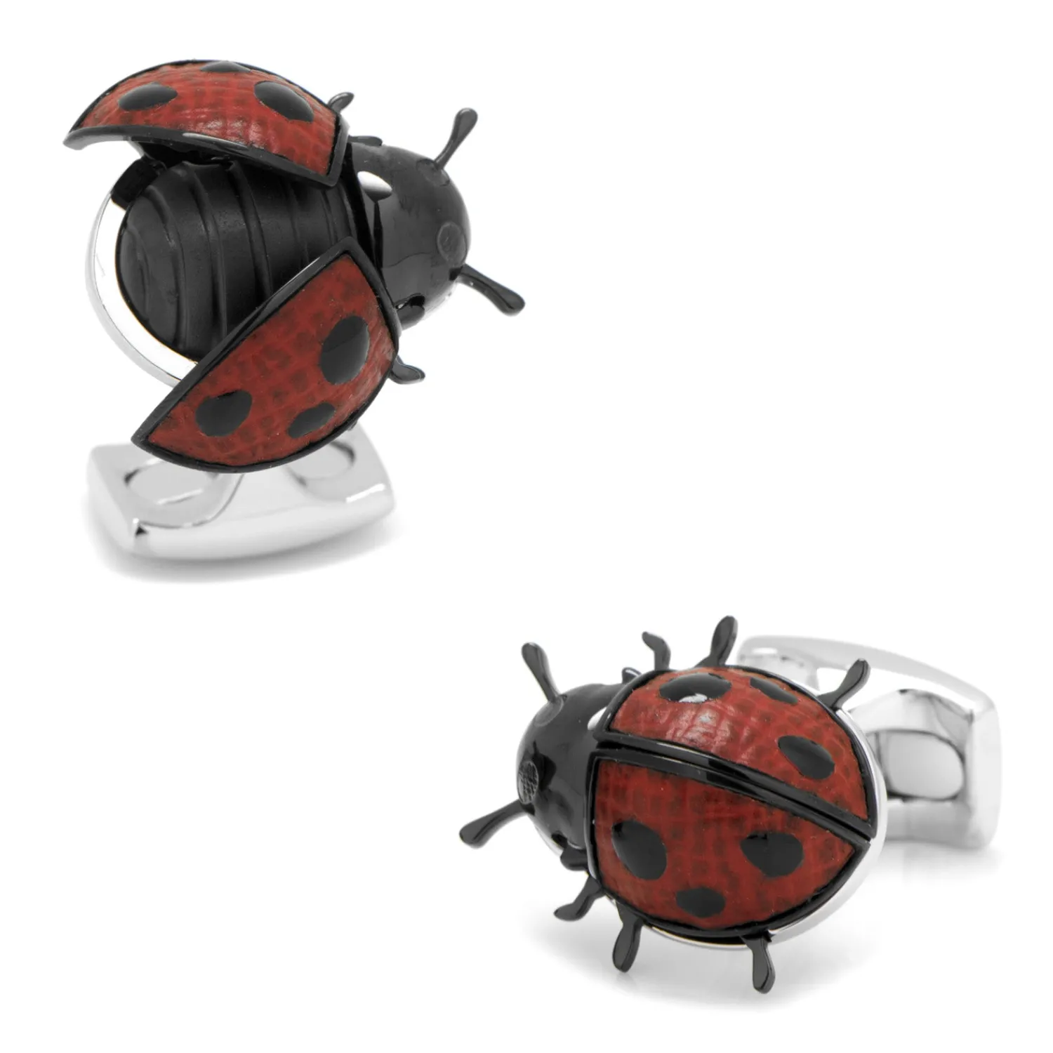 Outlet Moving Ladybug Cufflinks Luxury Cufflinks | Hobbies & Interests Cufflinks