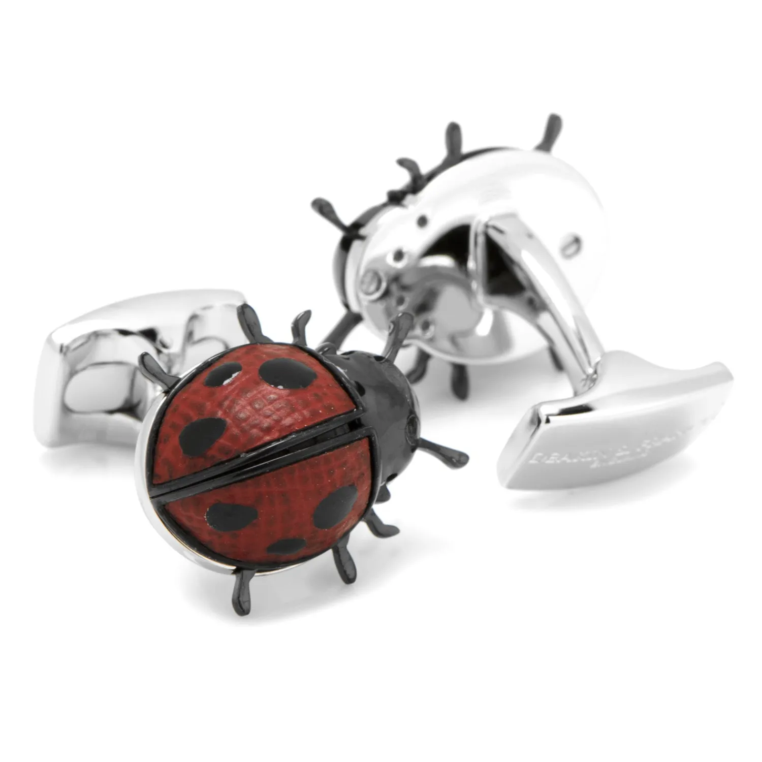 Outlet Moving Ladybug Cufflinks Luxury Cufflinks | Hobbies & Interests Cufflinks