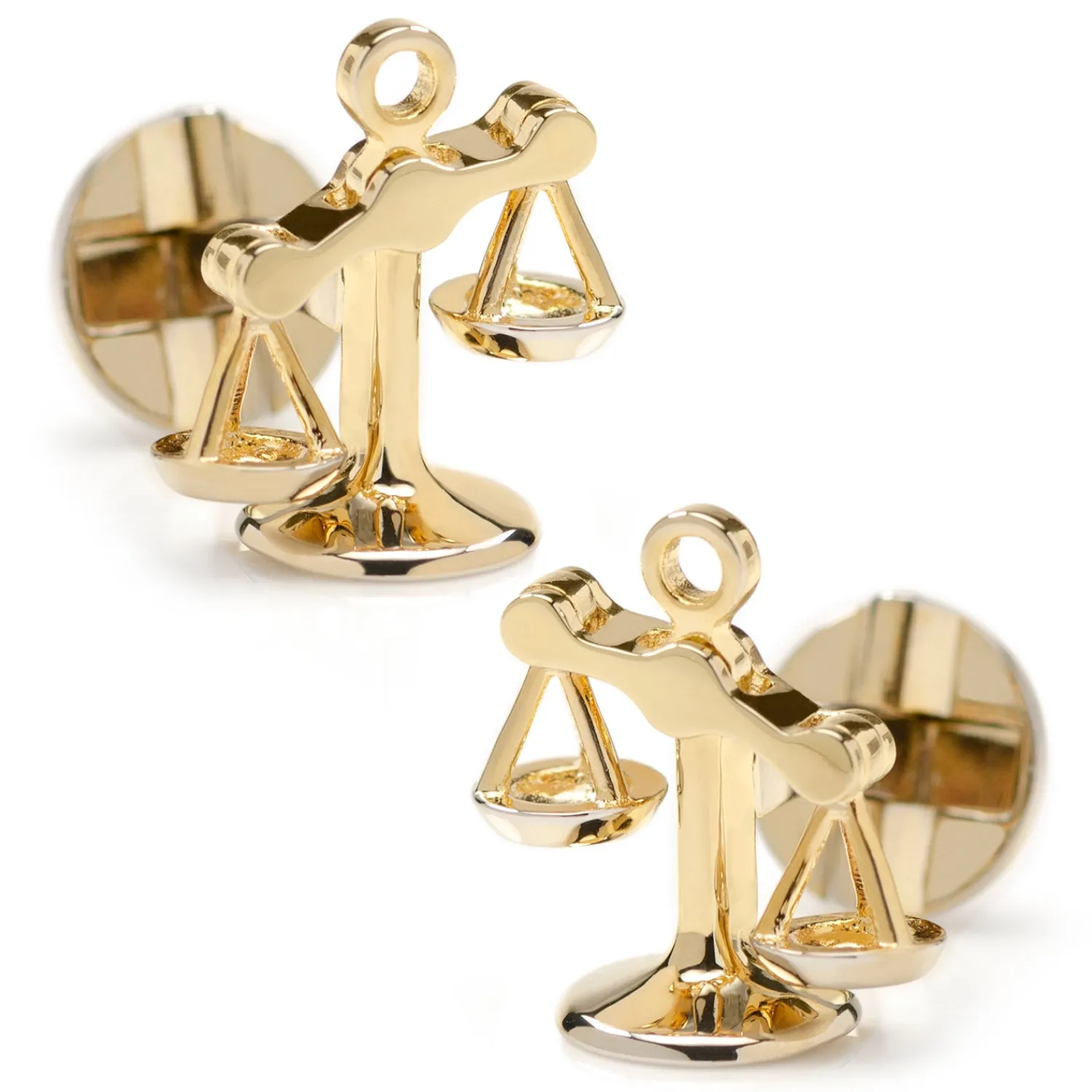 Best Moving Parts Gold Scales of Justice Cufflinks Luxury Cufflinks | Career Cufflinks