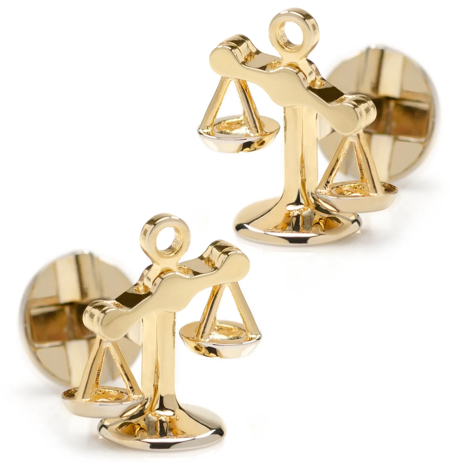 Best Moving Parts Gold Scales of Justice Cufflinks Luxury Cufflinks | Career Cufflinks