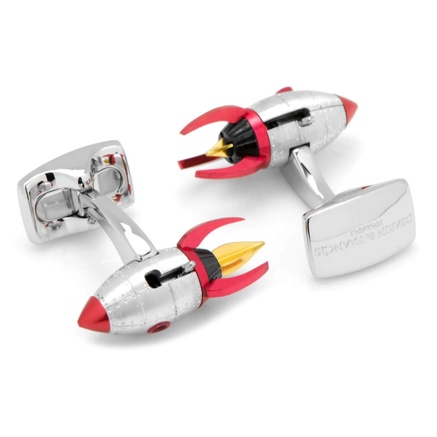 Best Sale Moving Rocket Cufflinks Luxury Cufflinks | Hobbies & Interests Cufflinks