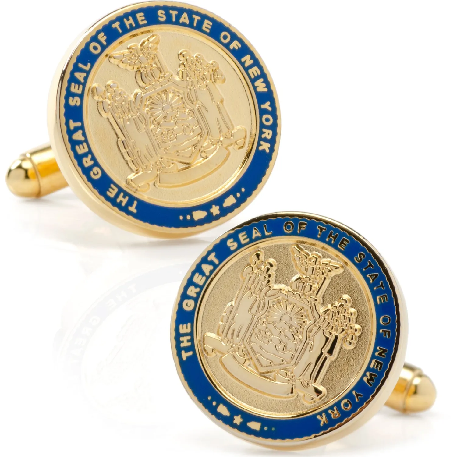 Clearance New York State Seal Cufflinks Luxury Cufflinks | Hobbies & Interests Cufflinks