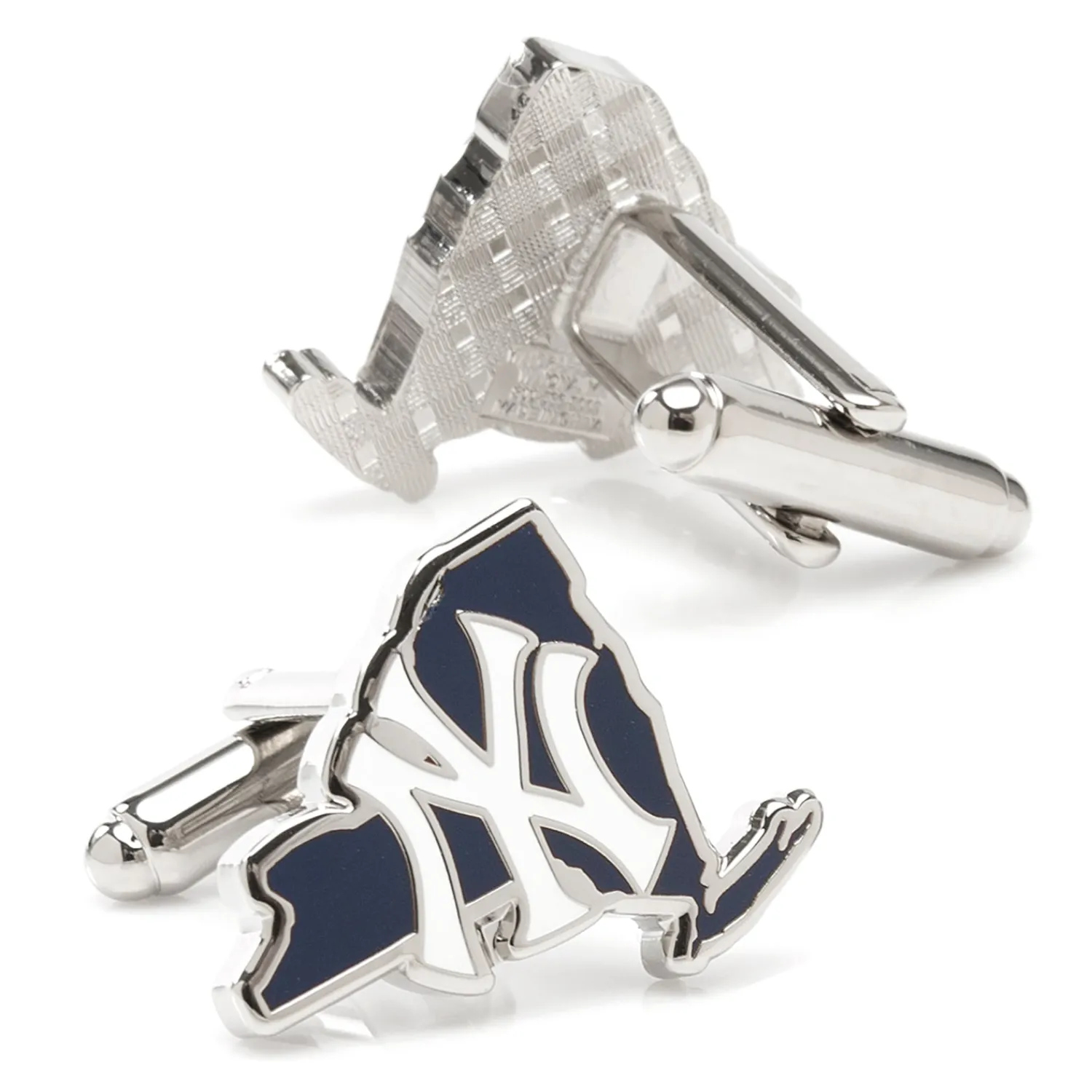 Store New York Yankees State Shaped Cufflinks Luxury Cufflinks | Sports Cufflinks