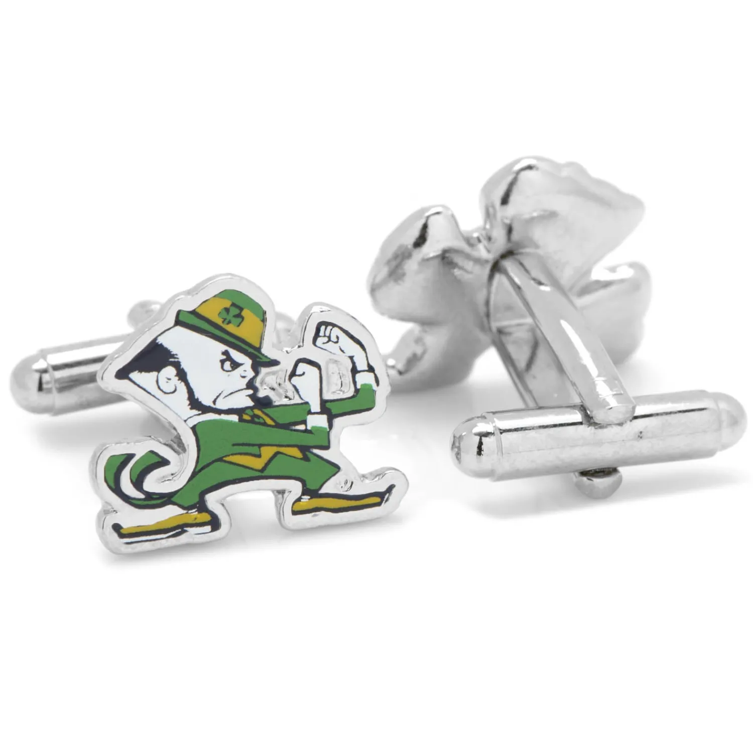 Best Notre Dame University Fighting Leprechaun Cufflinks Luxury Cufflinks | Sports Cufflinks