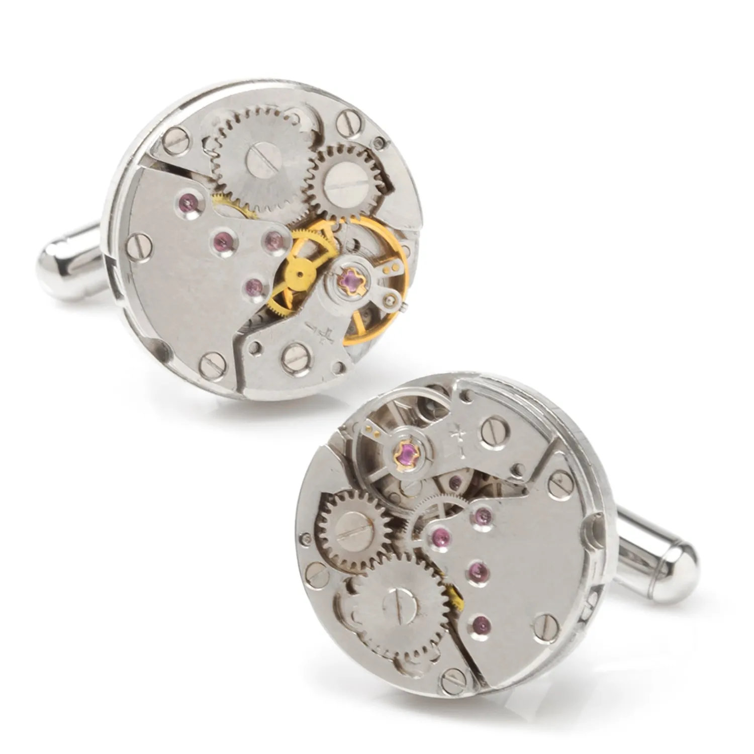 New Open Edge Skeleton Watch Movement Cufflinks Luxury Cufflinks | Hobbies & Interests Cufflinks