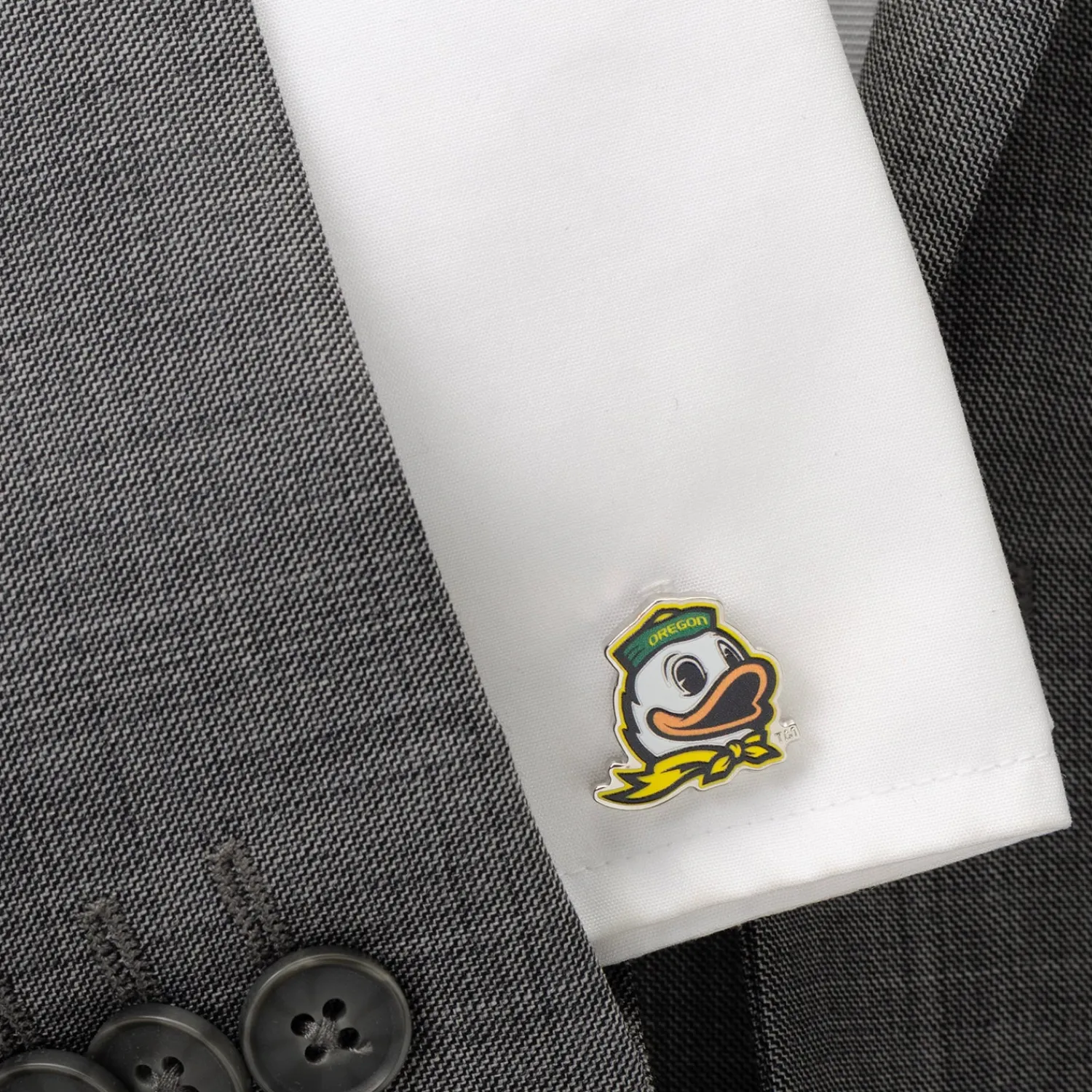 Online Oregon Ducks Mascot Cufflinks Luxury Cufflinks | Sports Cufflinks