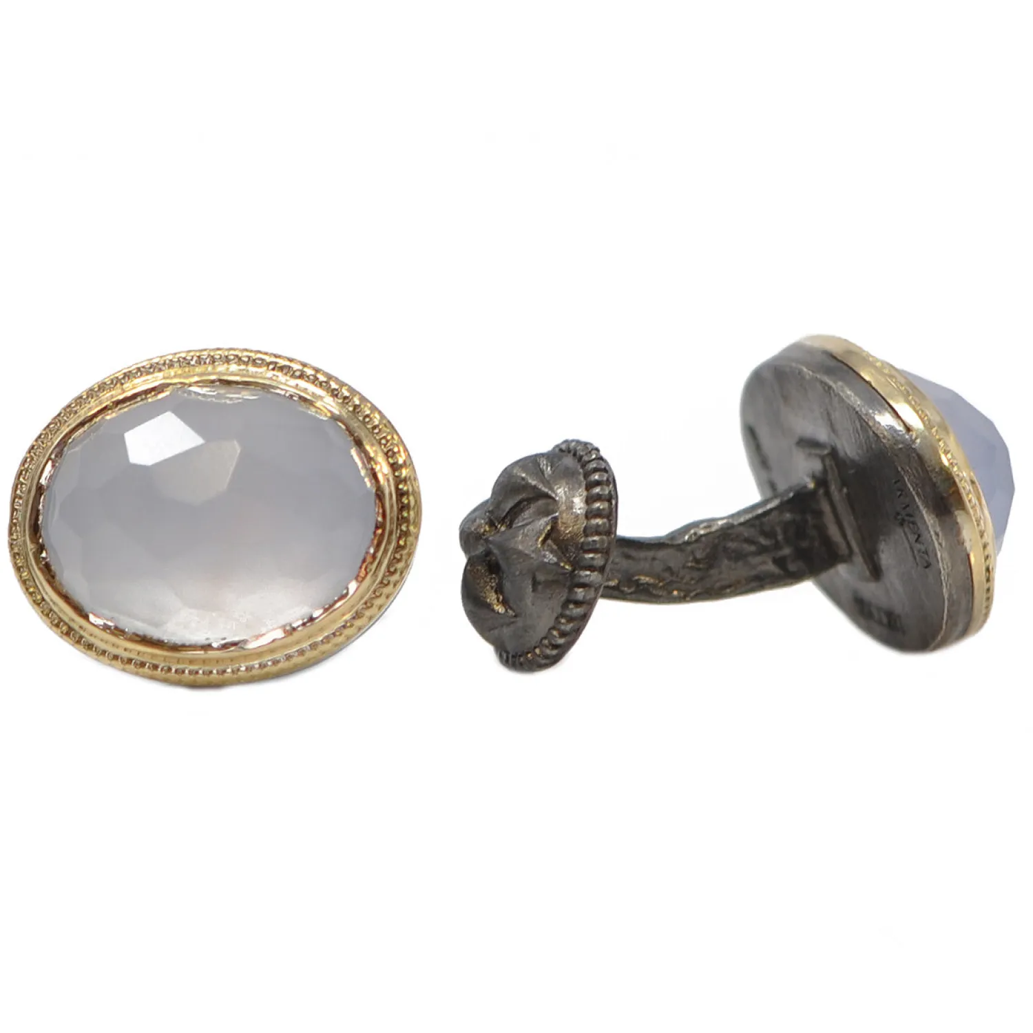 Cheap Oval Chalcedony Cufflinks Luxury Cufflinks | Hobbies & Interests Cufflinks