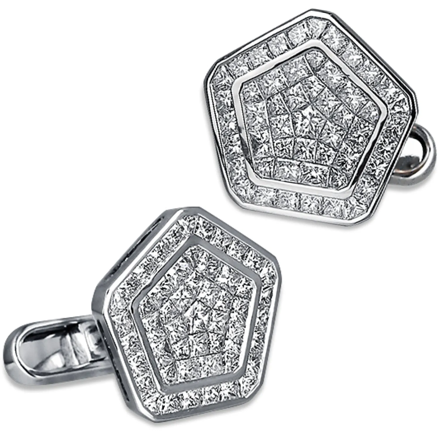 Best Pentagon Diamond Cufflinks Luxury Cufflinks | Hobbies & Interests Cufflinks