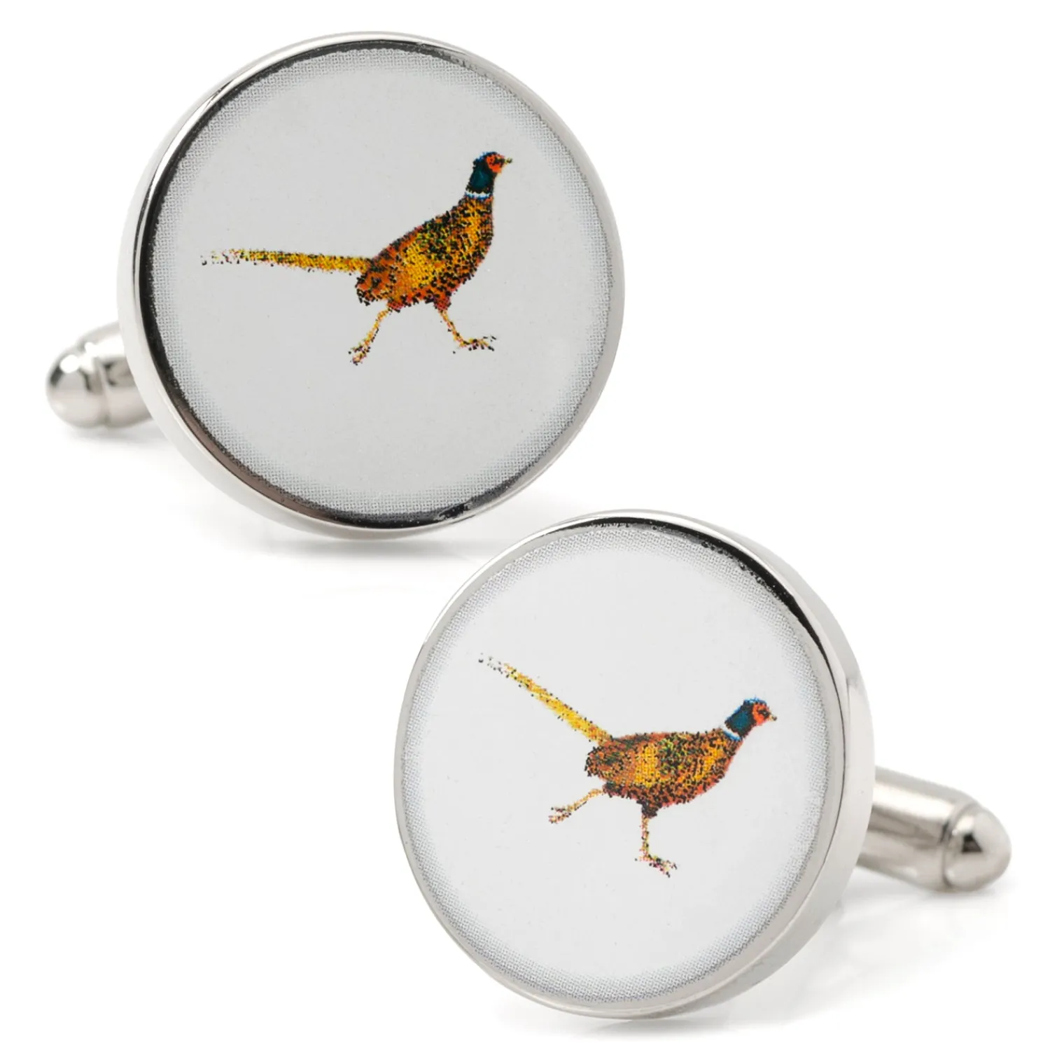 Fashion Pheasant Bird Cufflinks Luxury Cufflinks | Hobbies & Interests Cufflinks