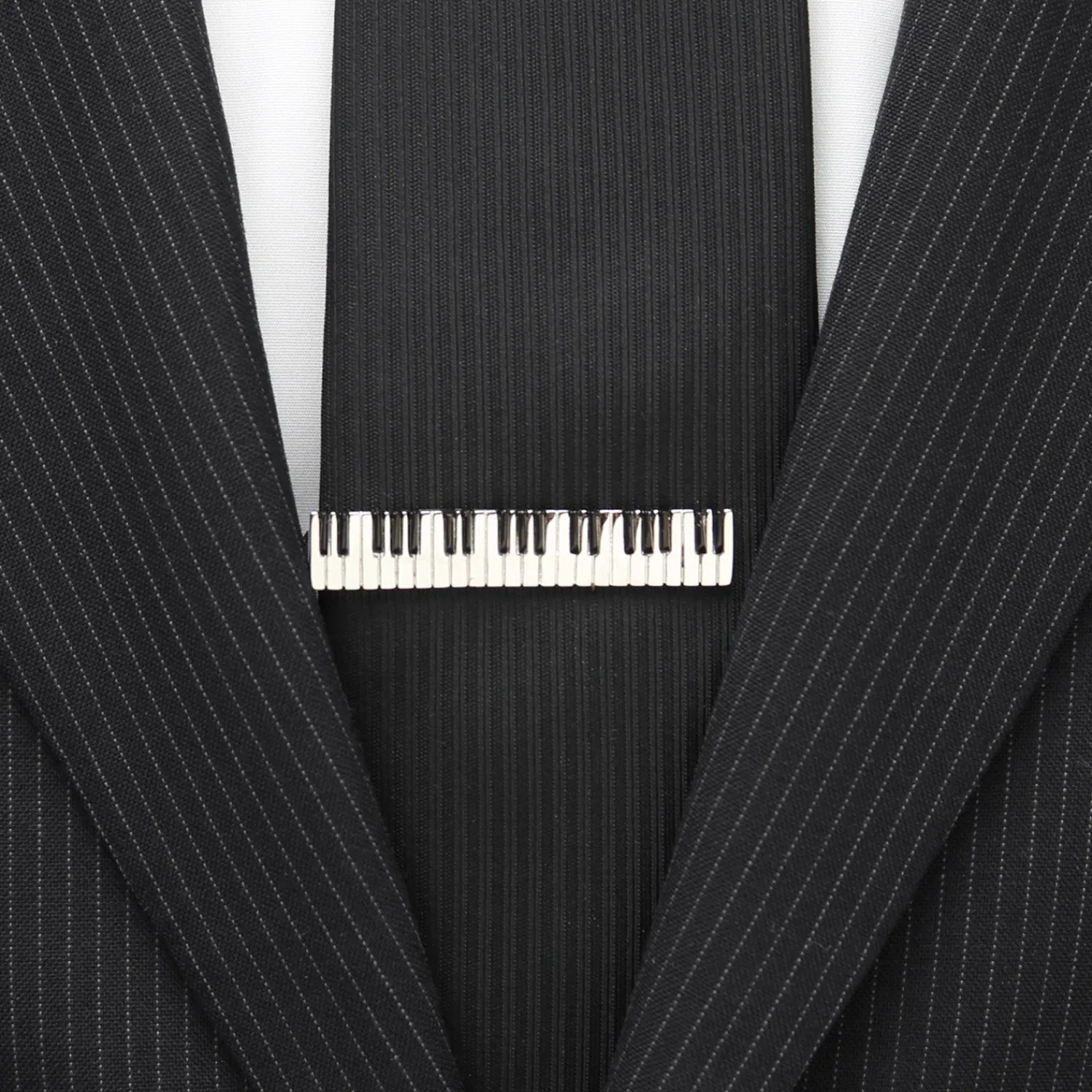 Store Piano Keys Tie Clip Hobbies & Interests Tie Bars | Classic Tie Bars