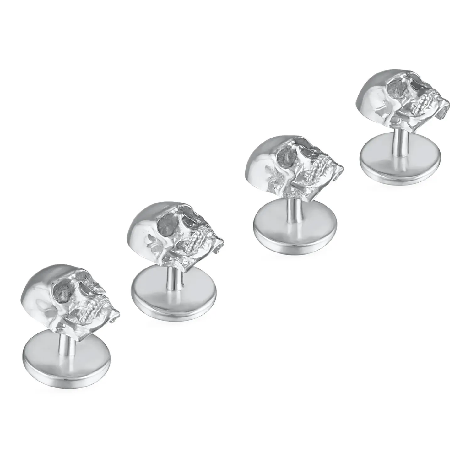 Clearance Poor Yorick (Skulls) Studs Stud Sets | Hobbies & Interests Cufflinks