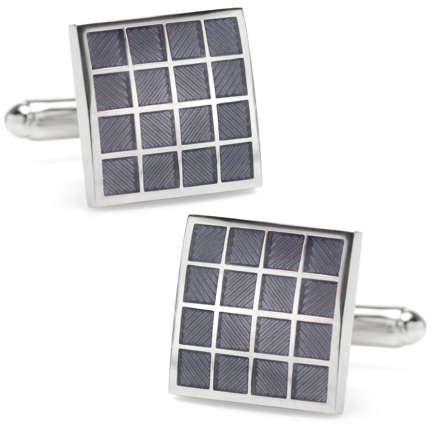 Best Purple Checker Square Cufflinks Luxury Cufflinks | Hobbies & Interests Cufflinks