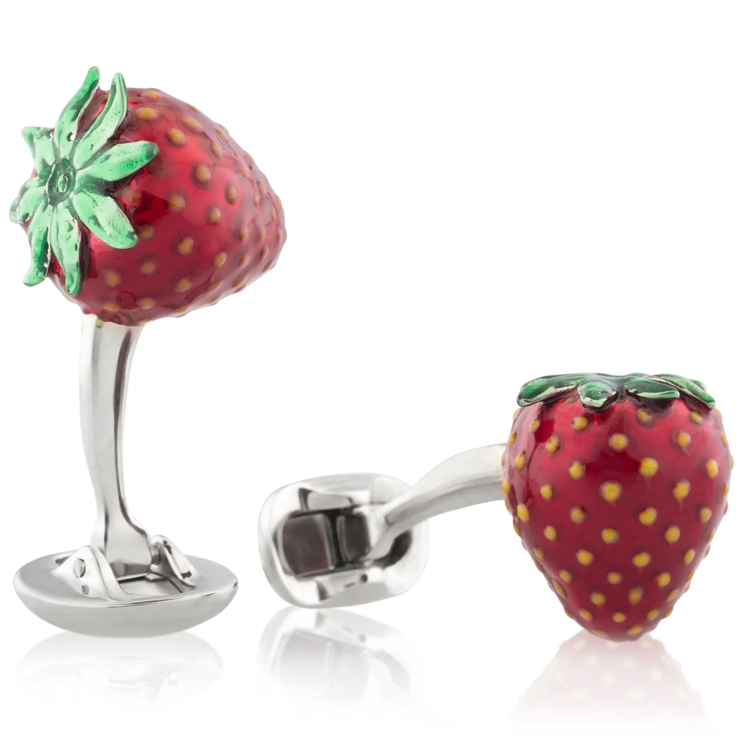 Best Sale "72nd Street" Strawberry Cufflinks Luxury Cufflinks | Hobbies & Interests Cufflinks