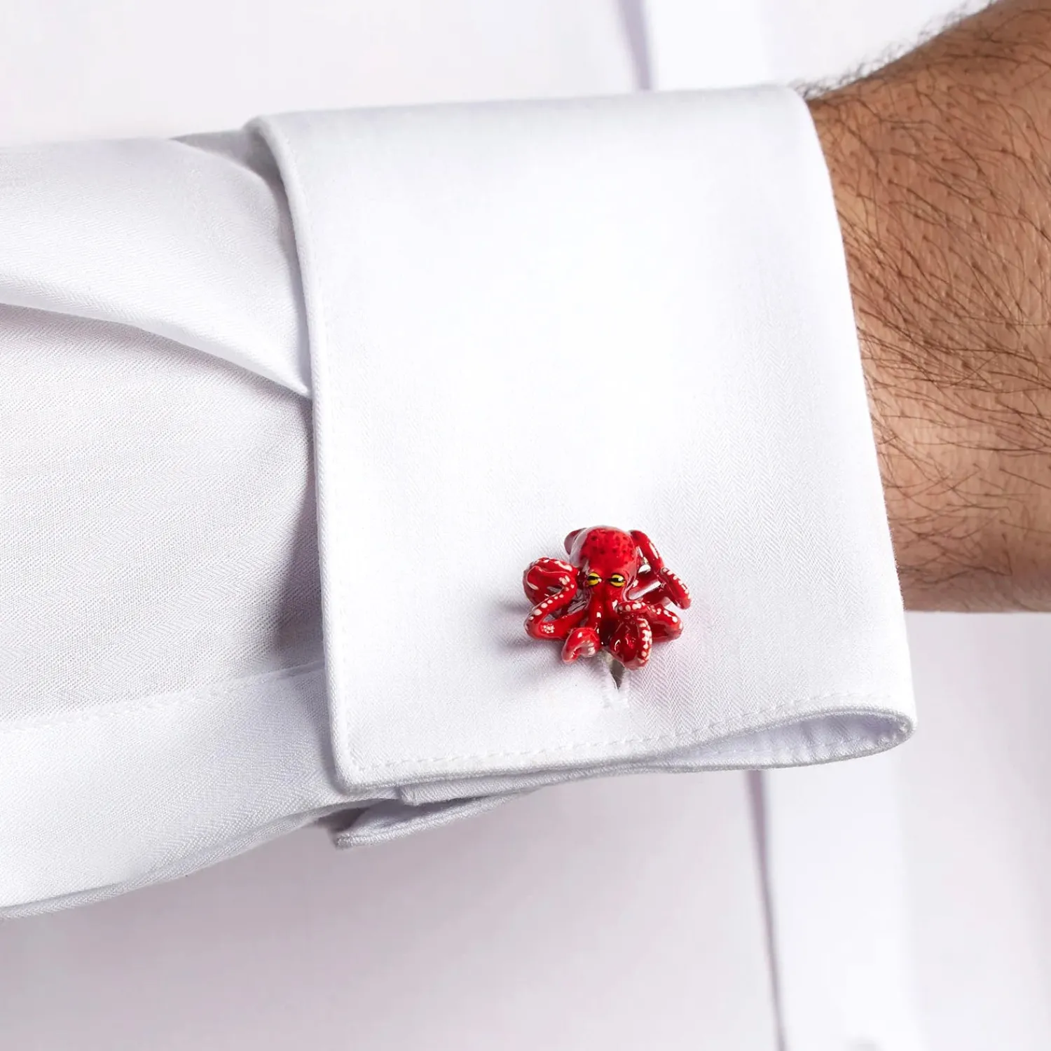 Best Sale "Sixteen Legs" (Red) Octopus Cufflinks Luxury Cufflinks | Hobbies & Interests Cufflinks