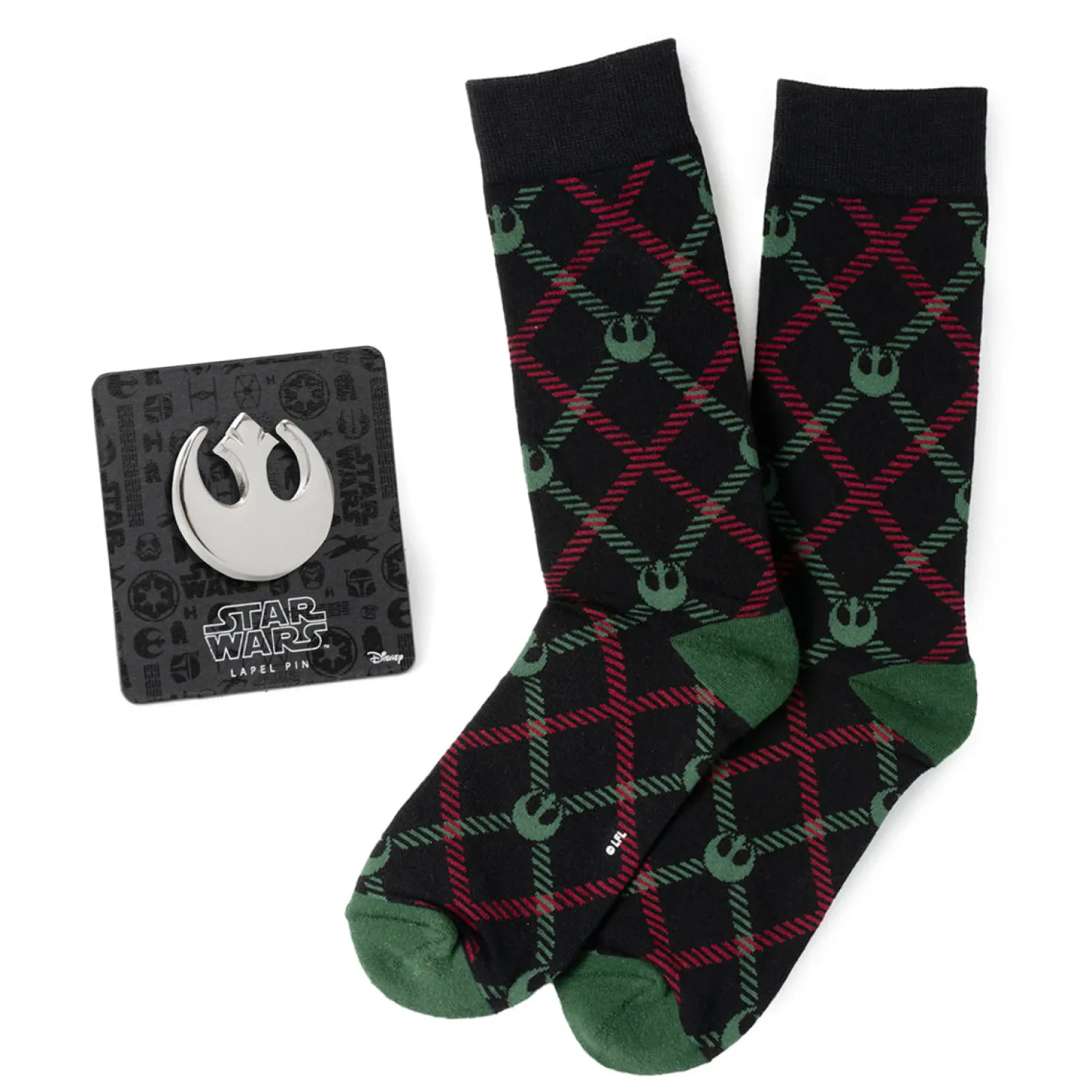 New Rebel Alliance Green Red Gift Set Socks