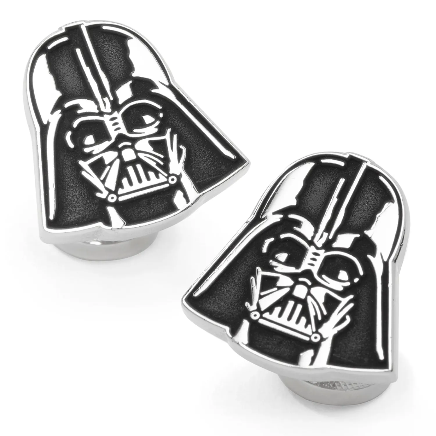 Store Recessed Matte Darth Vader Head Cufflinks Luxury Cufflinks | Movies & Characters Cufflinks