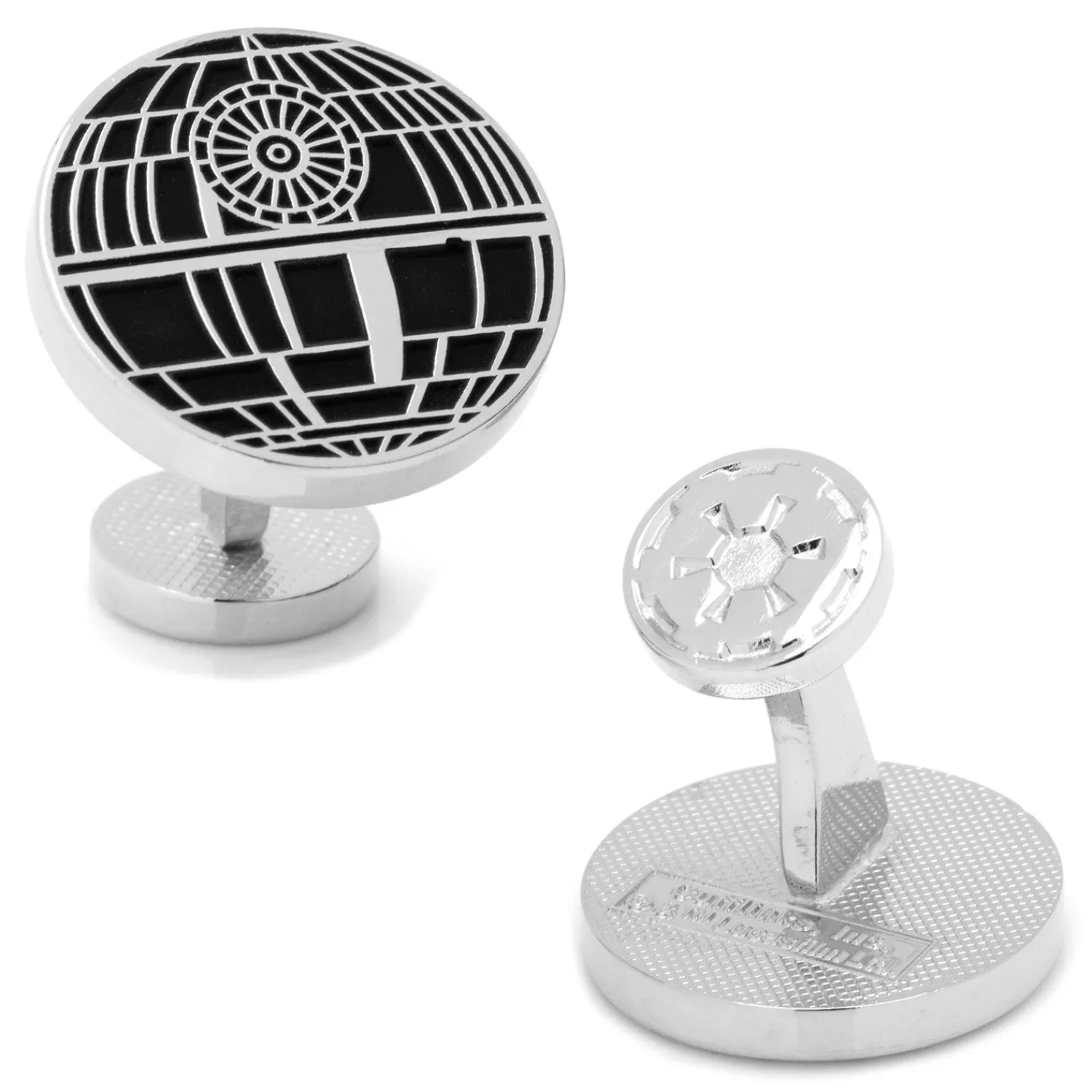 Shop Recessed Matte Death Star Cufflinks Luxury Cufflinks | Movies & Characters Cufflinks