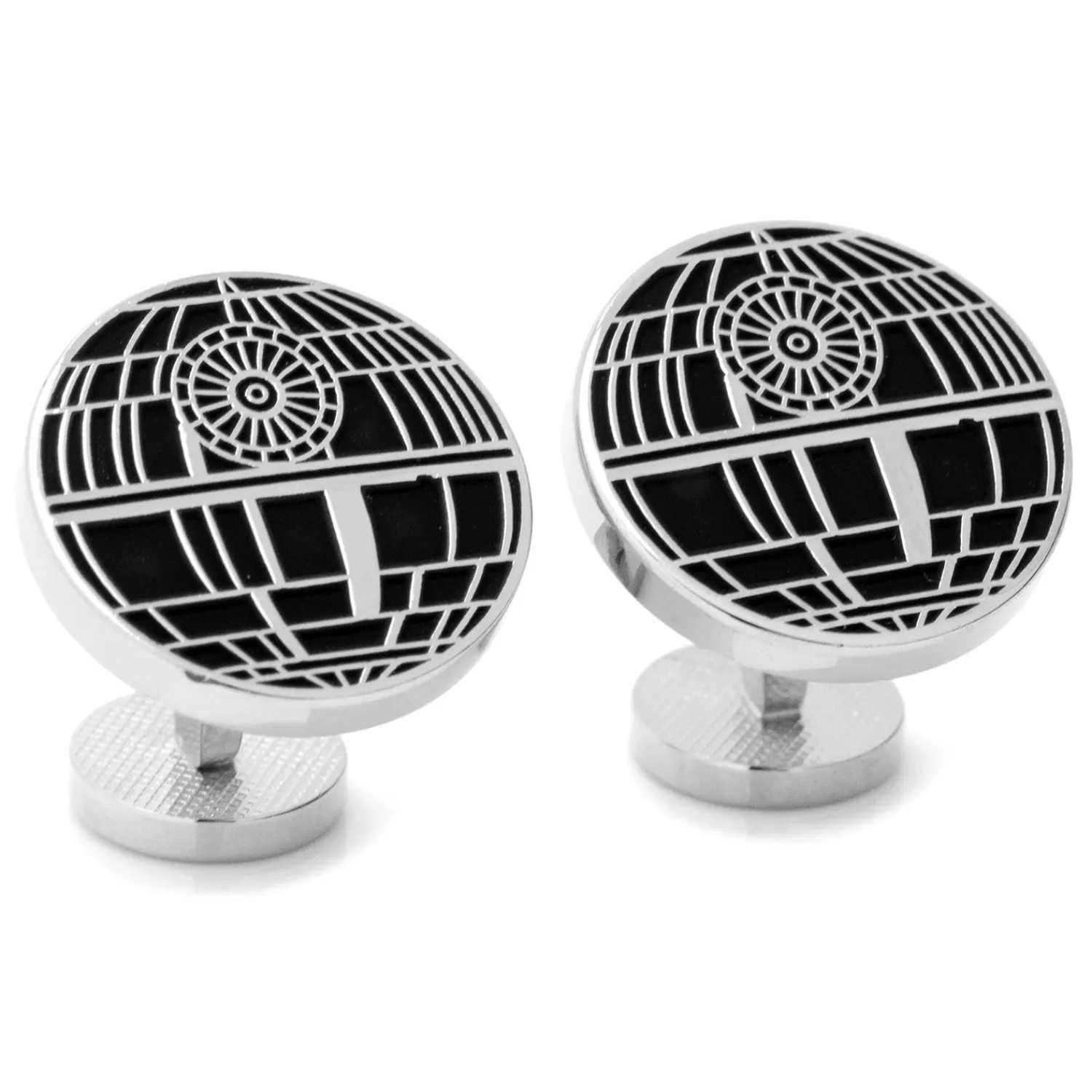 Shop Recessed Matte Death Star Cufflinks Luxury Cufflinks | Movies & Characters Cufflinks