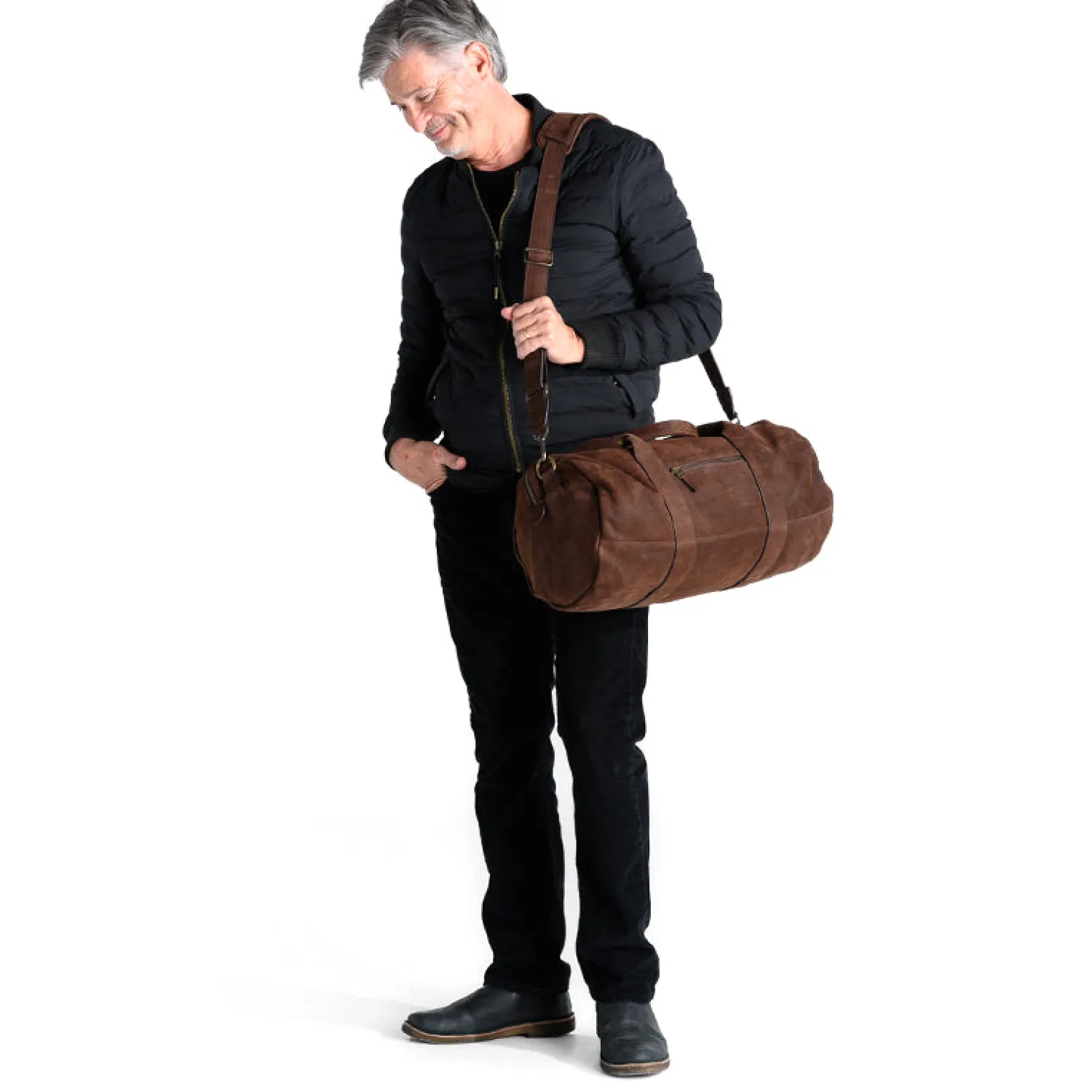 New RECLAIMED DUFFEL GRIFFIN CHOCOLATE Briefs Bags And Totes