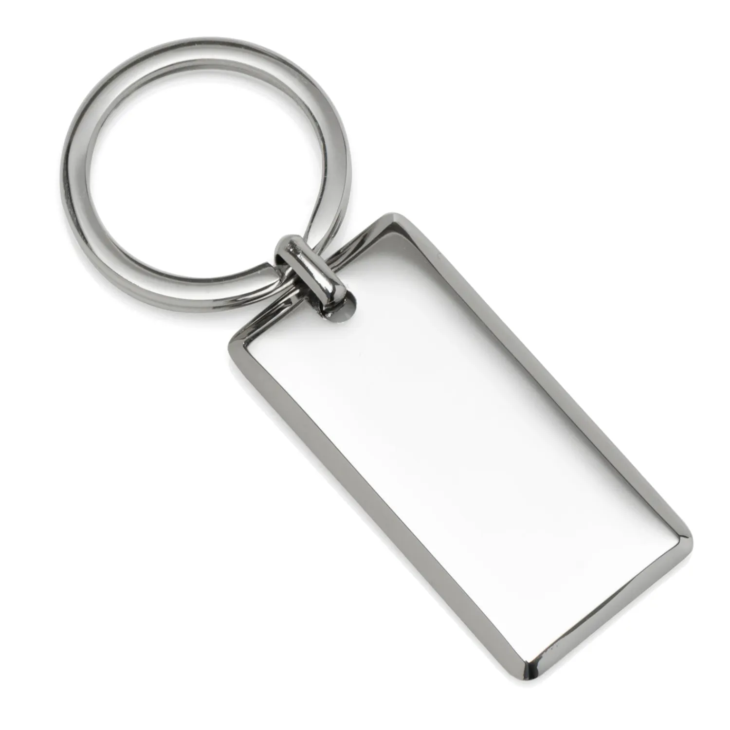 Flash Sale Rectangle Engravable Stainless Steel Key Chain Key Chains