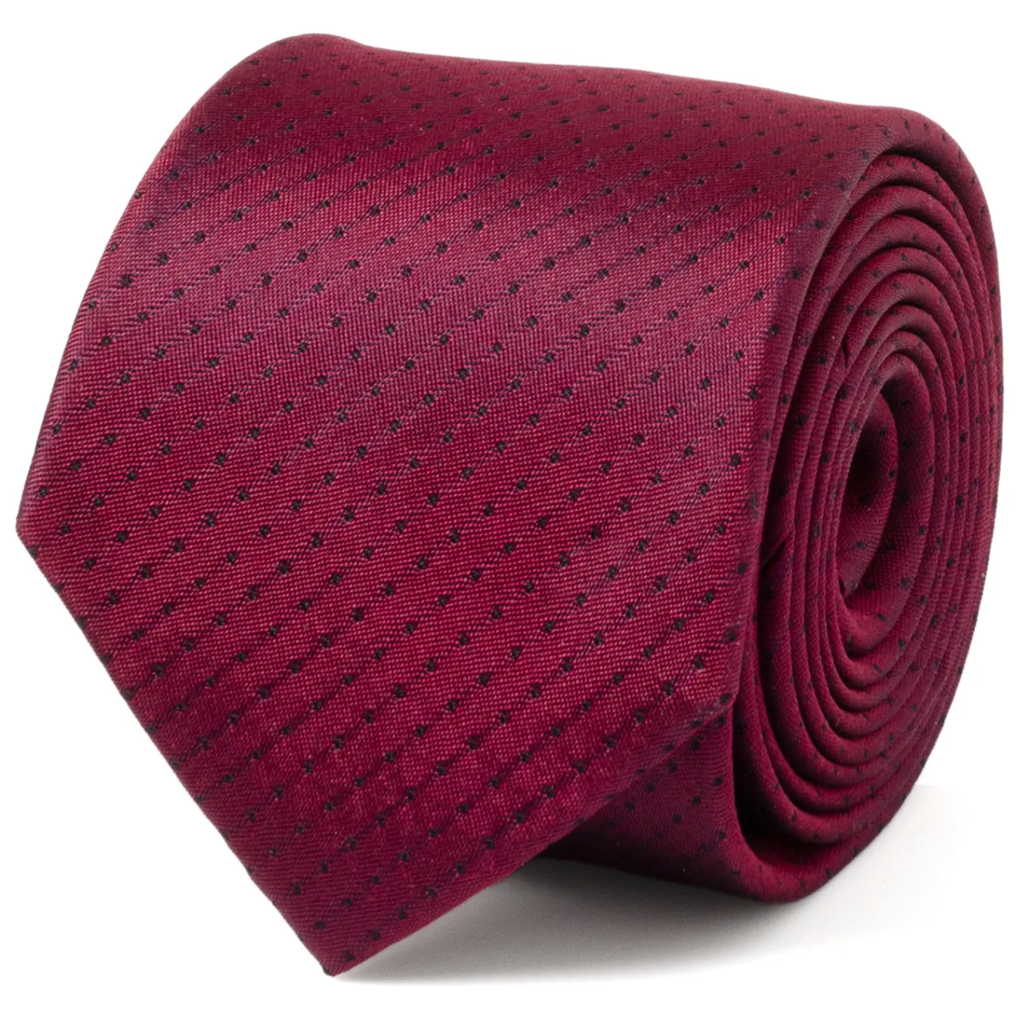 Outlet Red Pin Dot Men's Tie Classic Ties