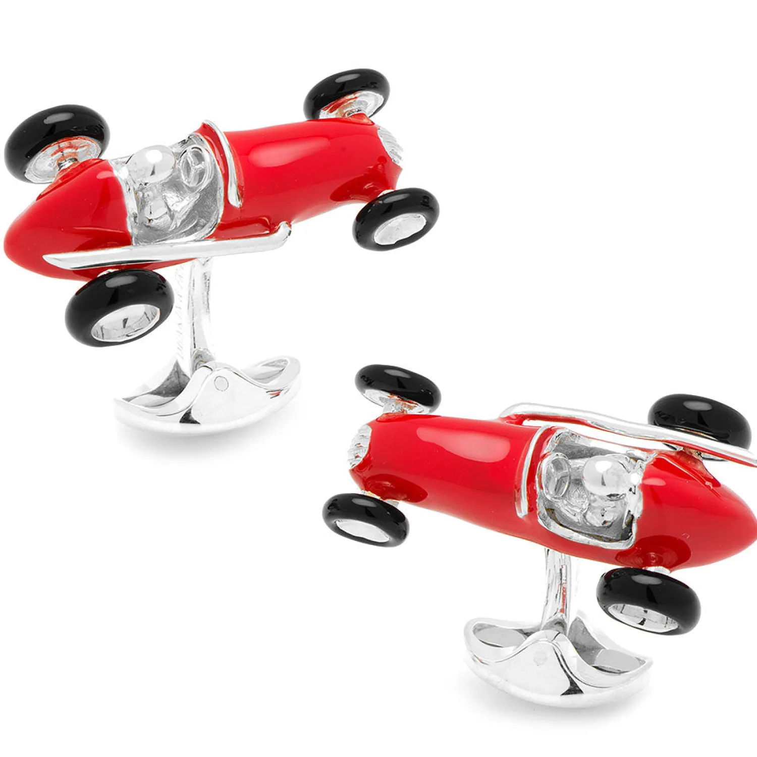 Flash Sale Red Racing Car Cufflinks Luxury Cufflinks | Hobbies & Interests Cufflinks