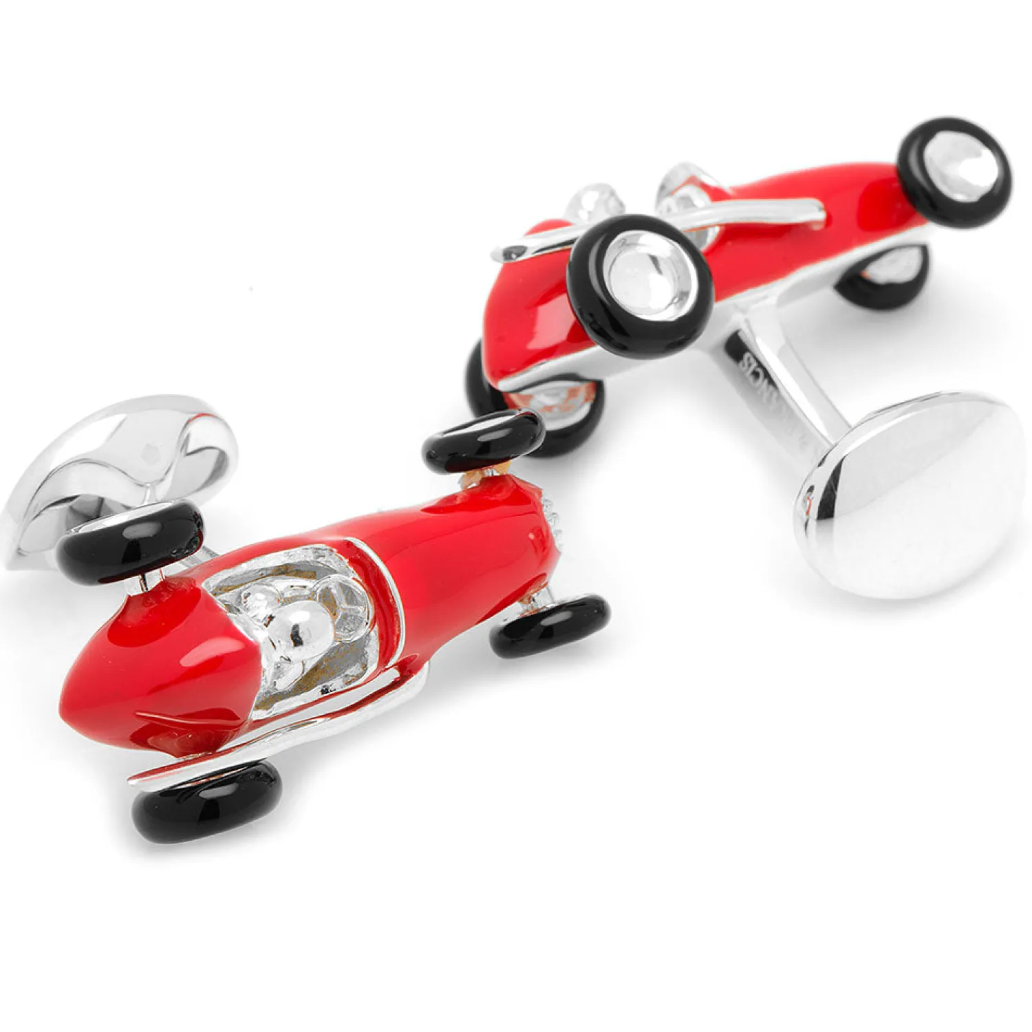 Flash Sale Red Racing Car Cufflinks Luxury Cufflinks | Hobbies & Interests Cufflinks