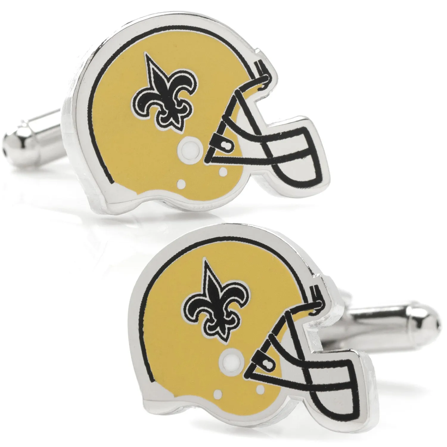 New Retro New Orleans Saints Helmet Cufflinks Luxury Cufflinks | Sports Cufflinks