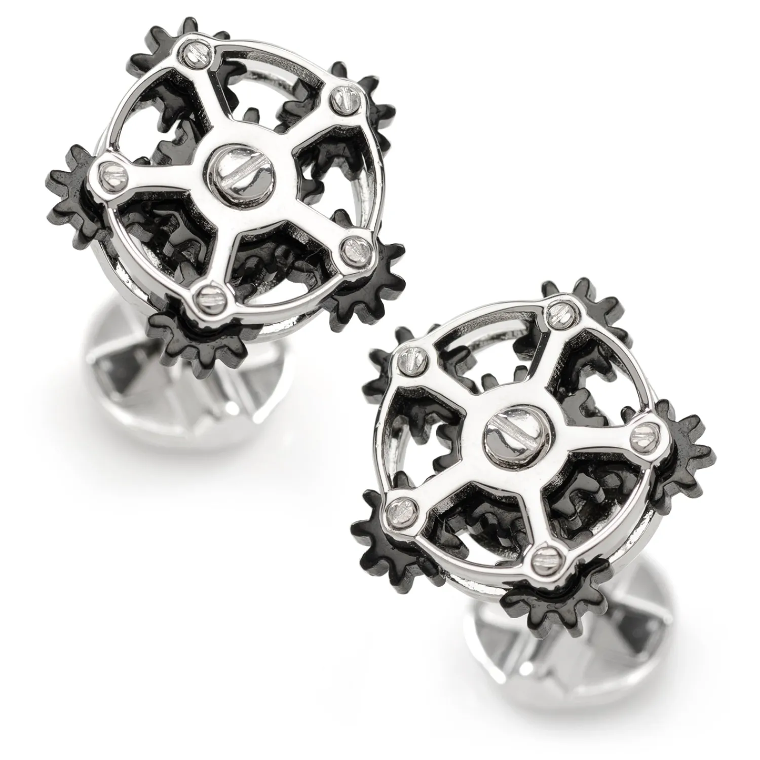 Clearance Rotating Gear Cufflinks Luxury Cufflinks | Hobbies & Interests Cufflinks