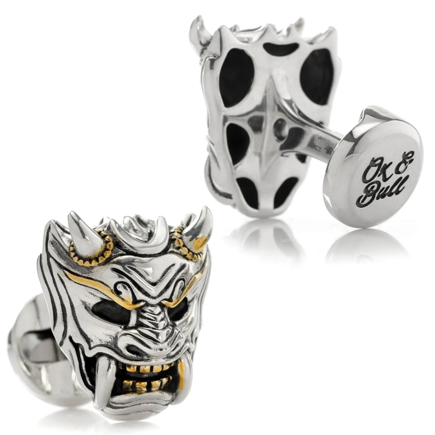 Cheap Samurai Mask Cufflinks Luxury Cufflinks | Hobbies & Interests Cufflinks