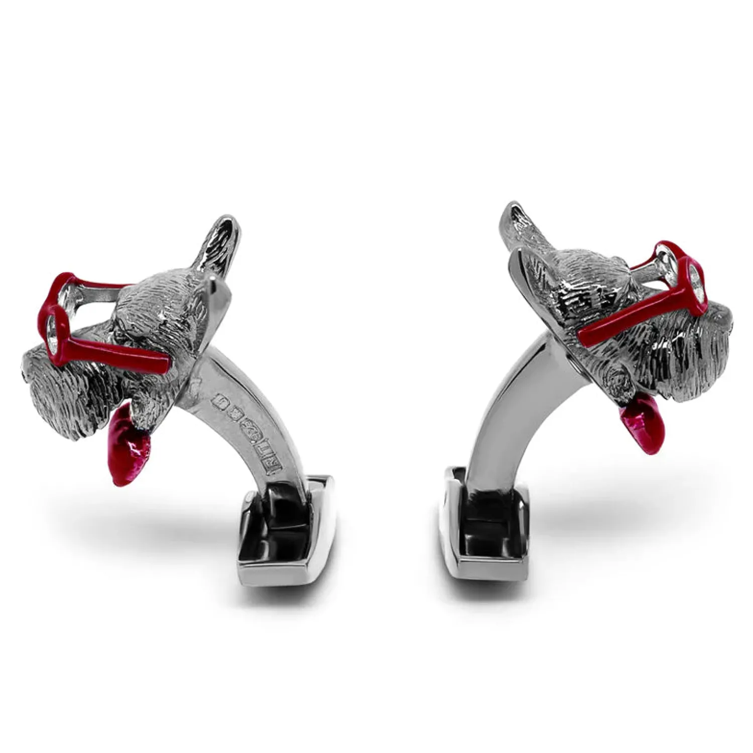 Cheap Scottish Terrier cufflinks in sterling silver Luxury Cufflinks | Hobbies & Interests Cufflinks