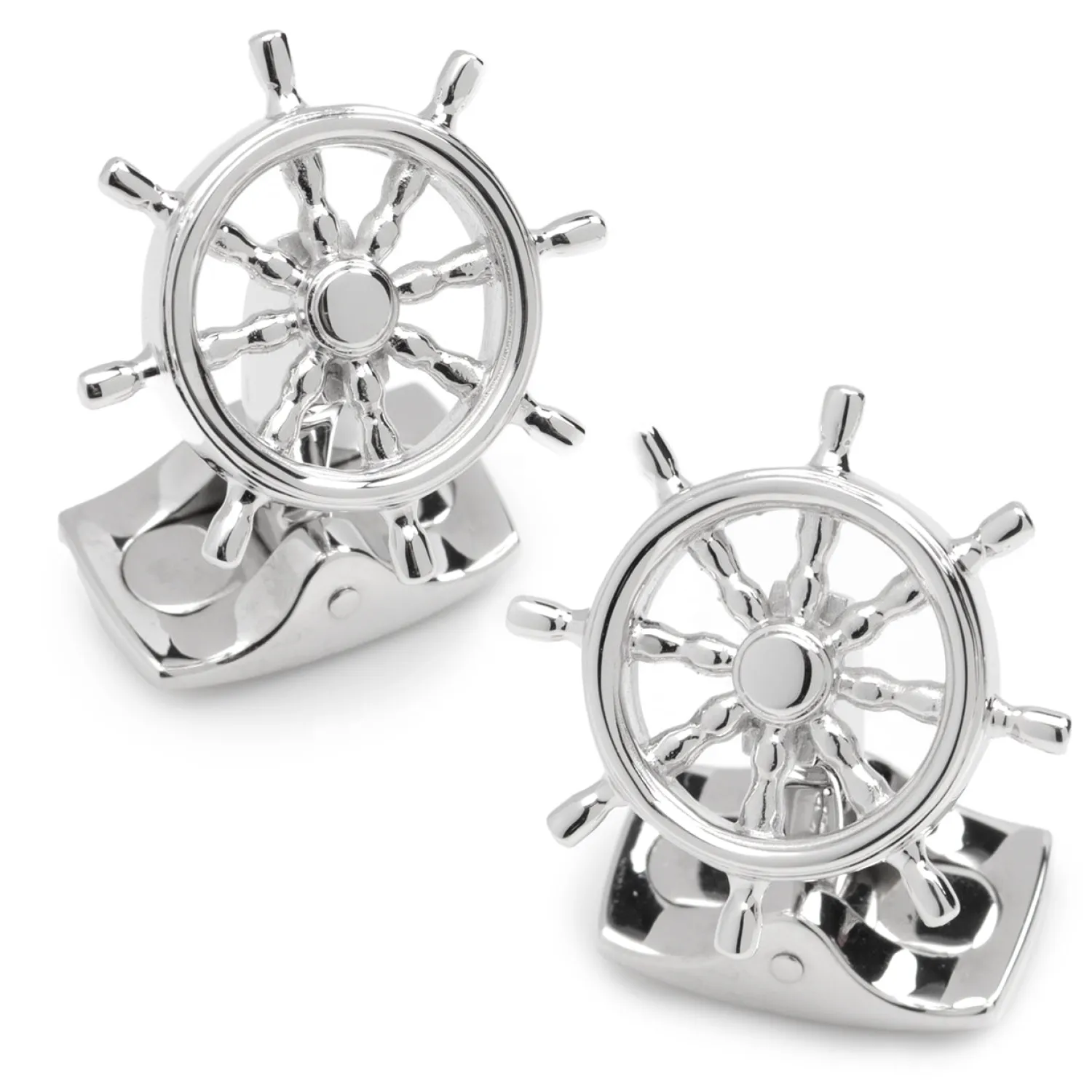 Fashion Ships Wheel Cufflinks Luxury Cufflinks | Hobbies & Interests Cufflinks