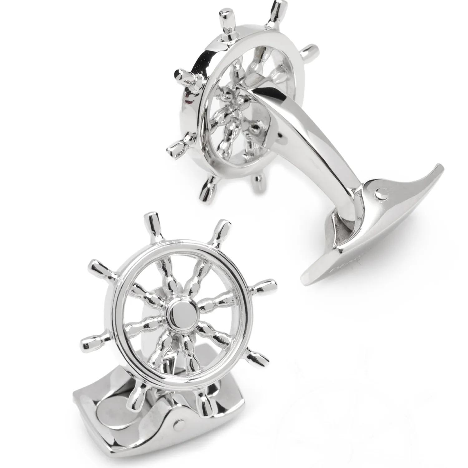 Fashion Ships Wheel Cufflinks Luxury Cufflinks | Hobbies & Interests Cufflinks