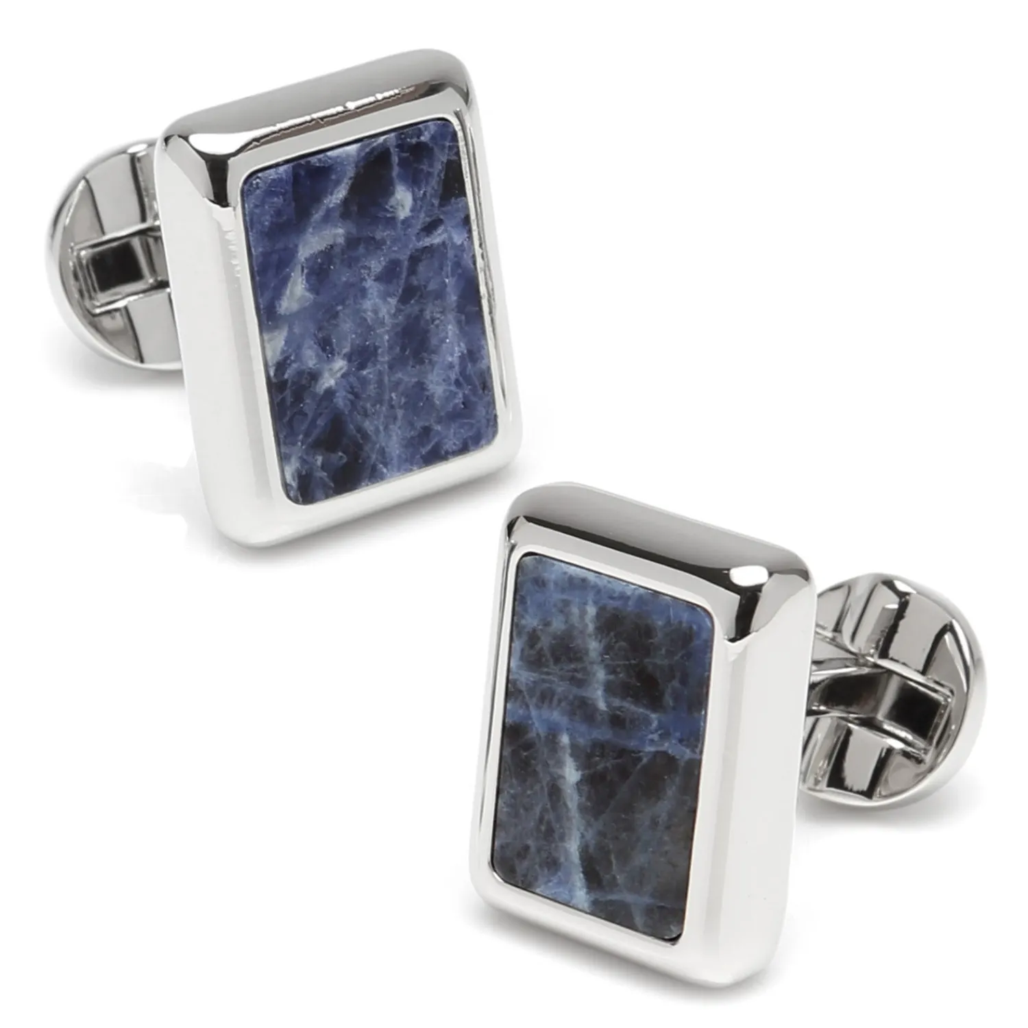 Cheap Silver and Sodalite JFK Presidential Cufflinks Luxury Cufflinks | Hobbies & Interests Cufflinks