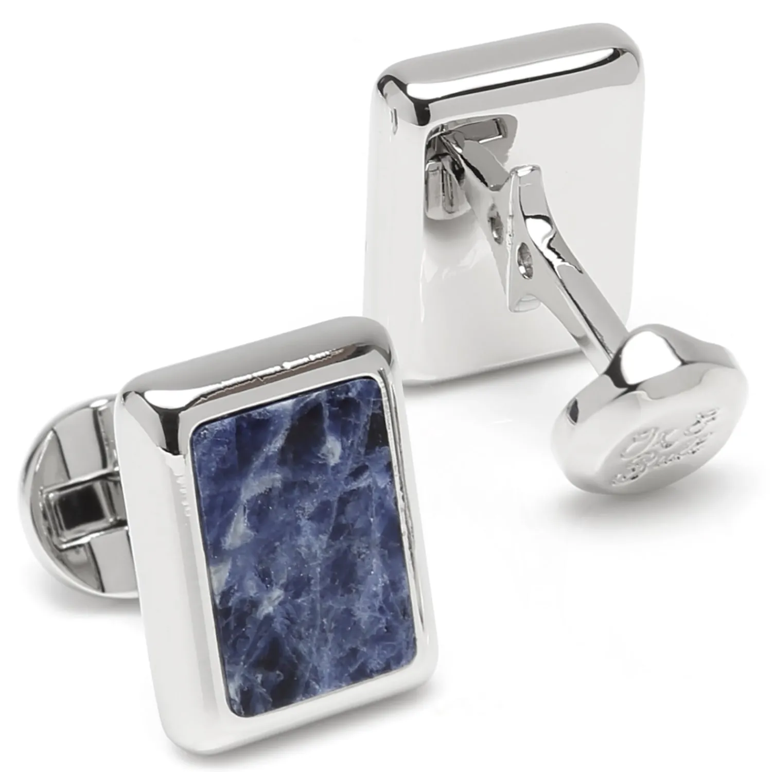 Cheap Silver and Sodalite JFK Presidential Cufflinks Luxury Cufflinks | Hobbies & Interests Cufflinks