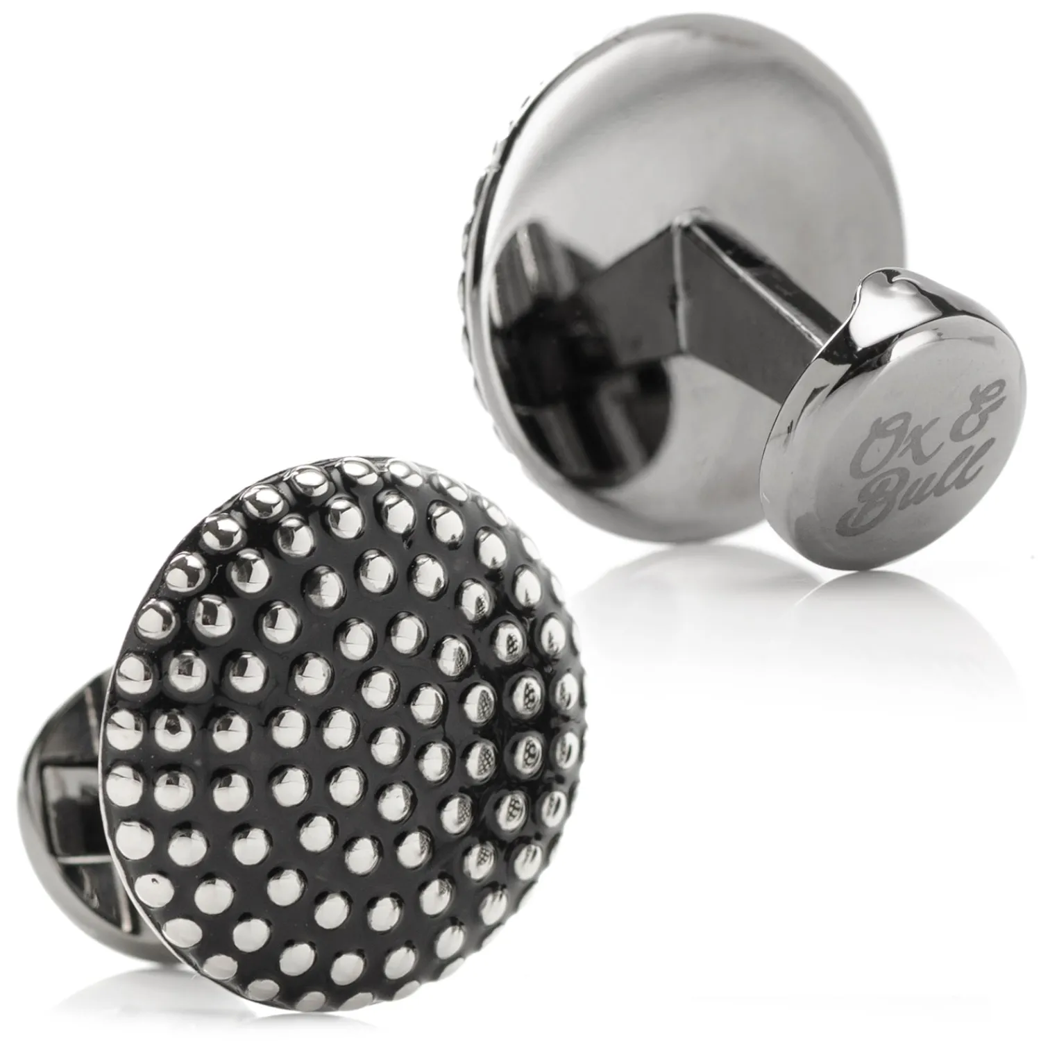 Hot Silver Circle Dot Texture Cufflinks Luxury Cufflinks | Hobbies & Interests Cufflinks