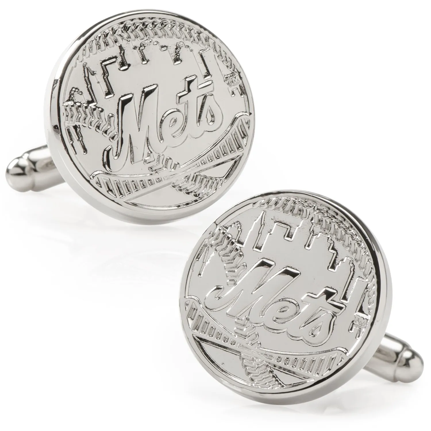 Flash Sale Silver Edition NY Mets Cufflinks Luxury Cufflinks | Sports Cufflinks